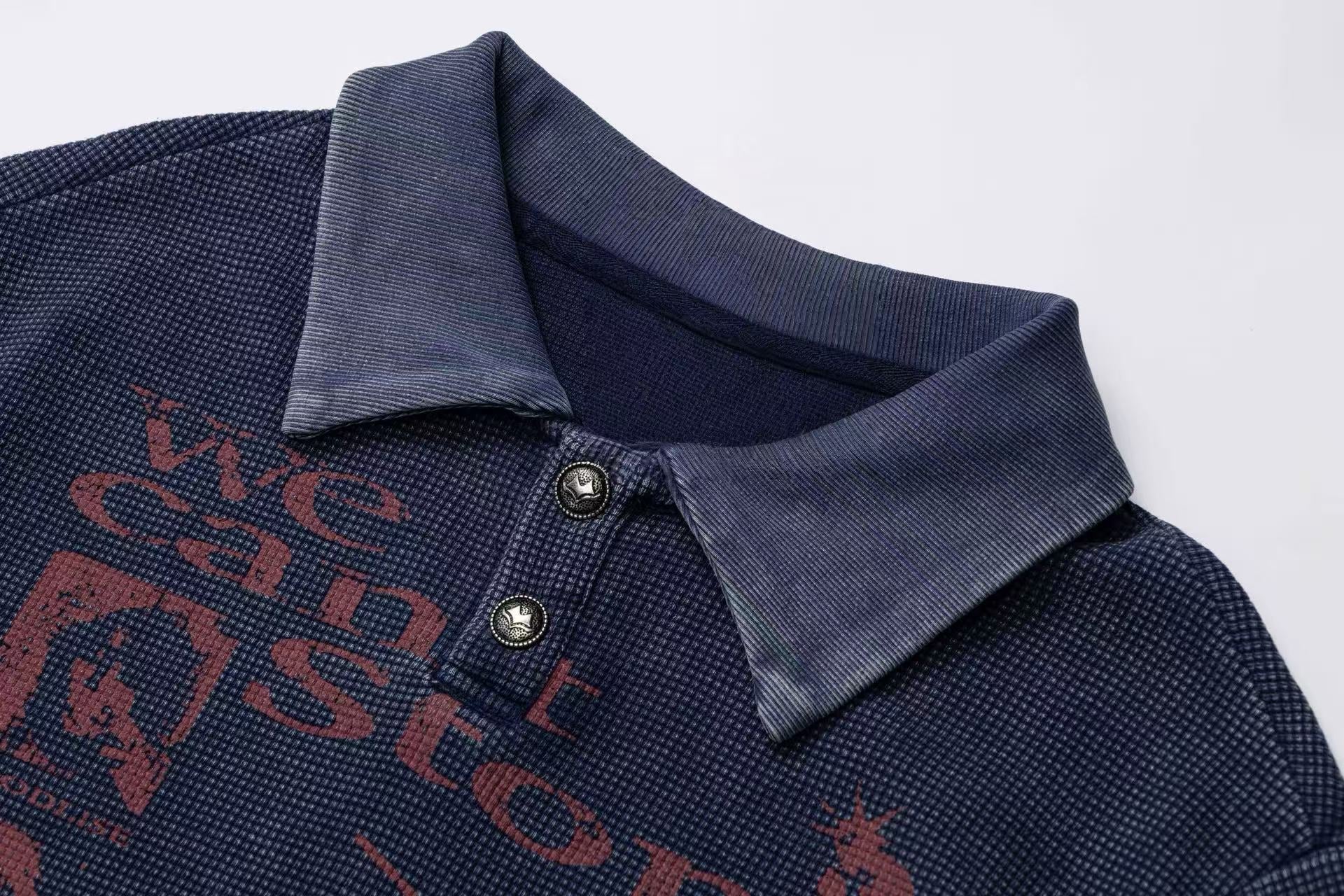 STARRVAINT Vintage Washed Polo Tee