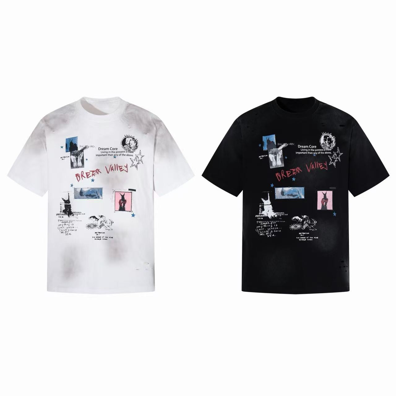 STARRVAINT Dream Valley Distressed Tee