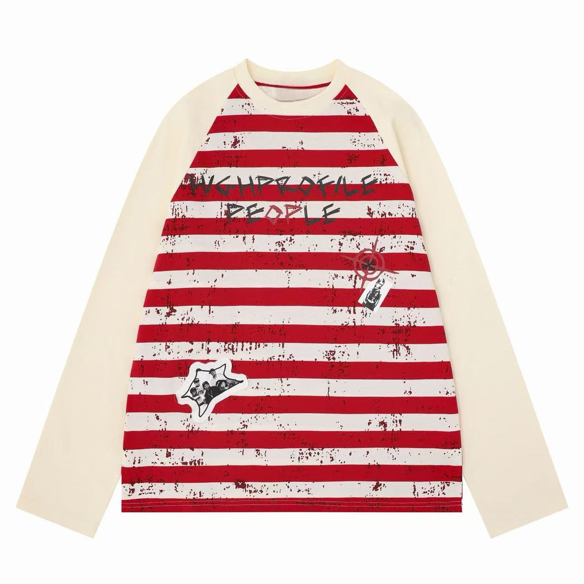 STARRVAINT High Profile Striped Long Sleeve Tee