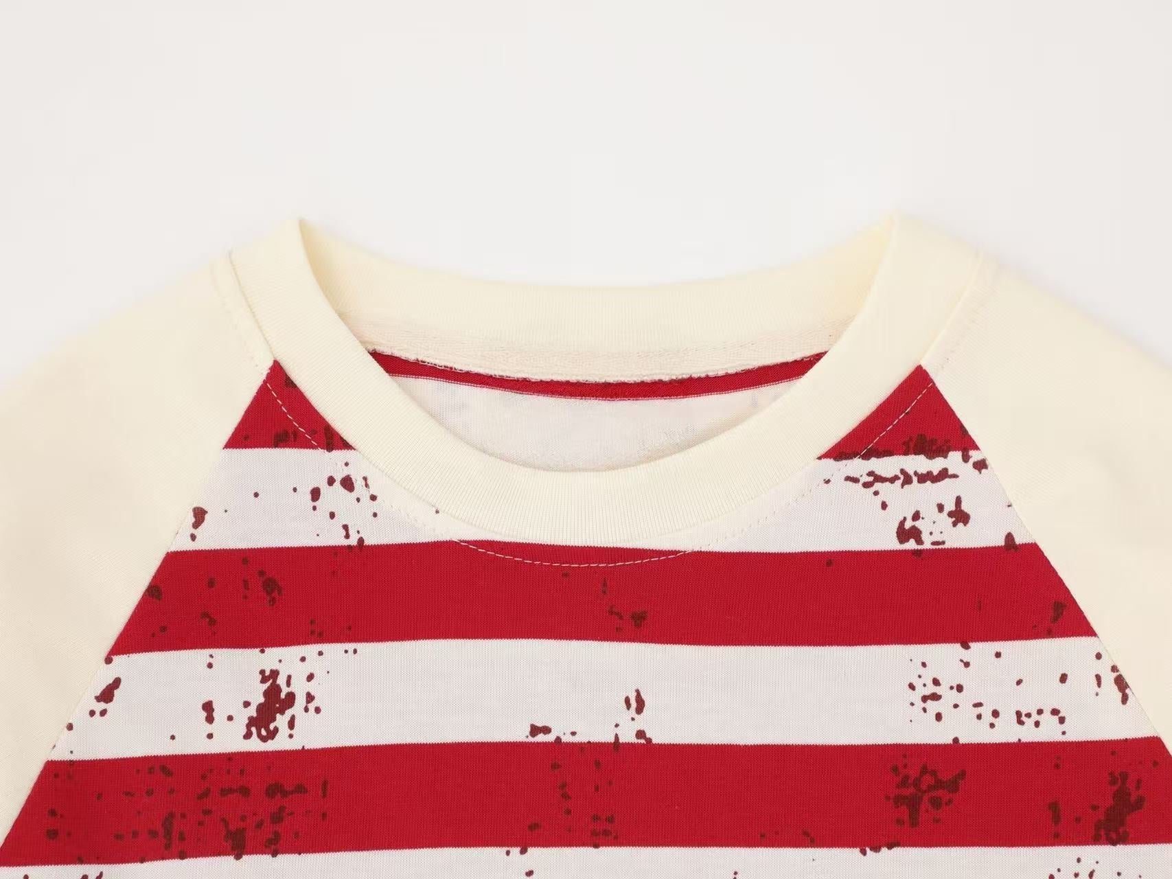 STARRVAINT High Profile Striped Long Sleeve Tee