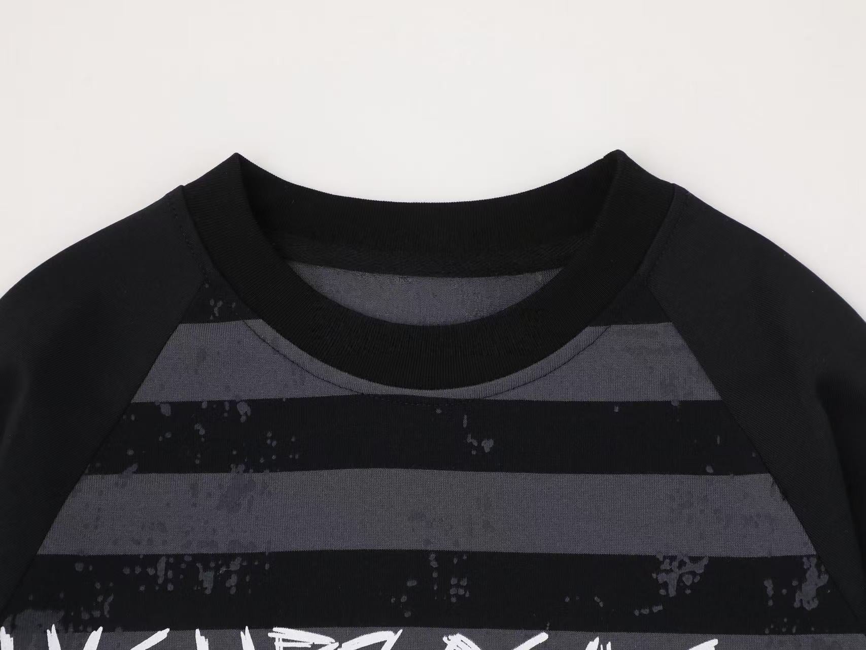 STARRVAINT High Profile Striped Long Sleeve Tee