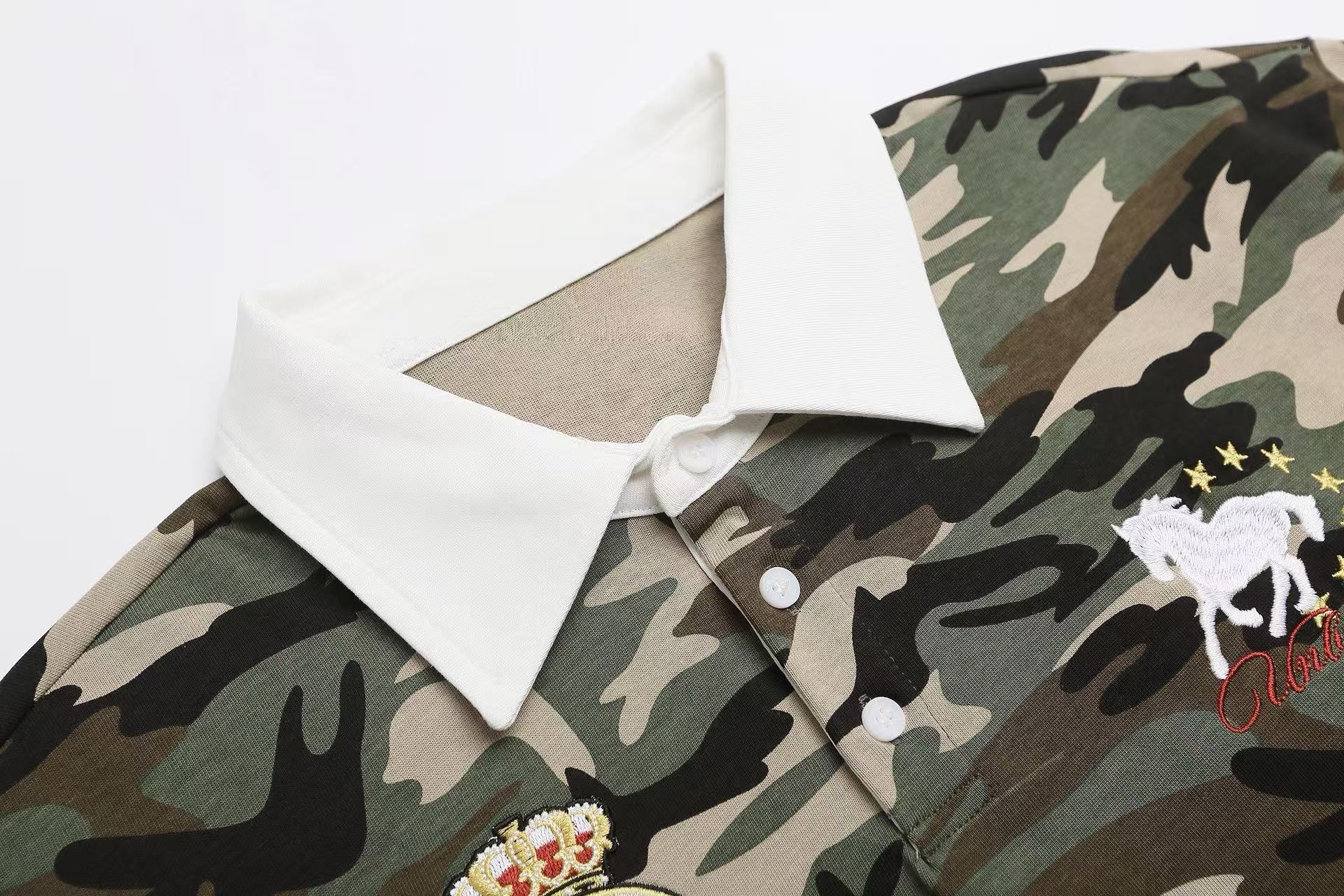 STARRVAINT Camo Heritage Polo Shirt