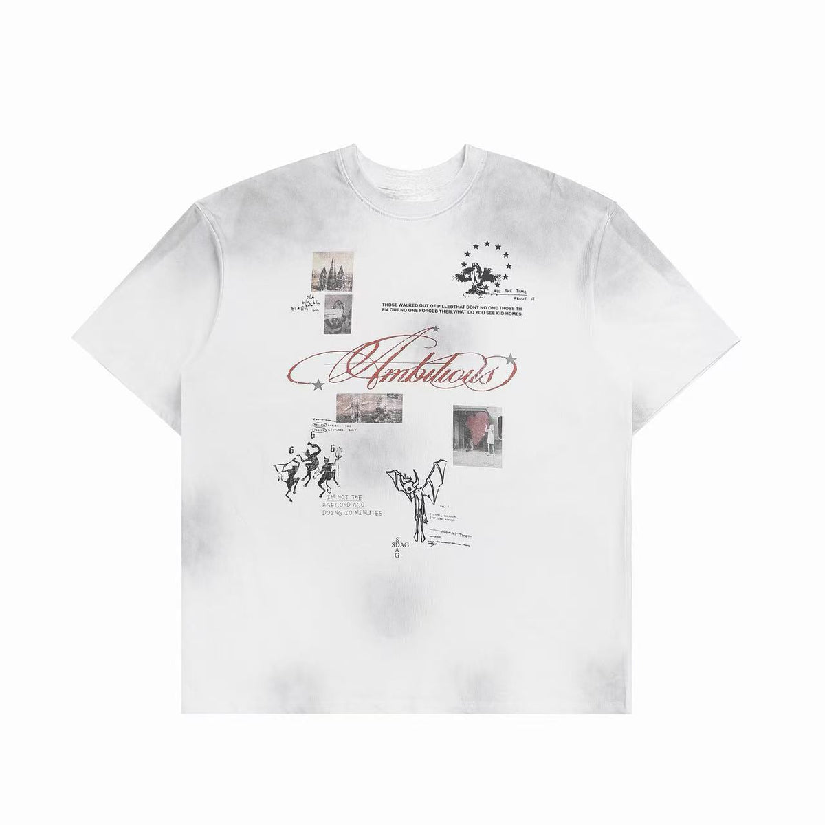 STARRVAINT Vintage Collage Graphic T-Shirt