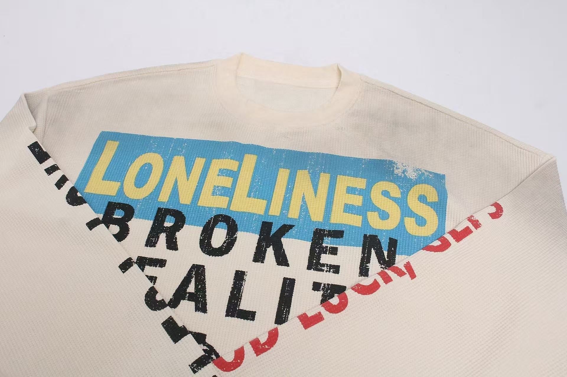 STARRVAINT Waffle Graphic Long Sleeve