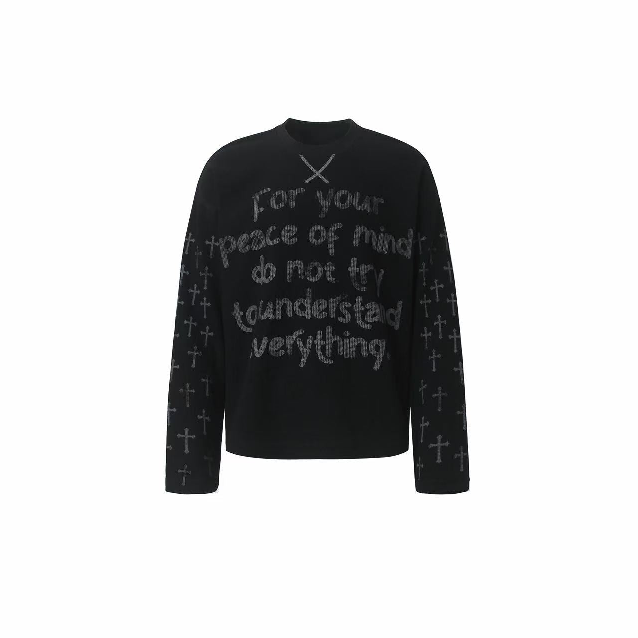 STARRVAINT Graphic Waffle Long Sleeve