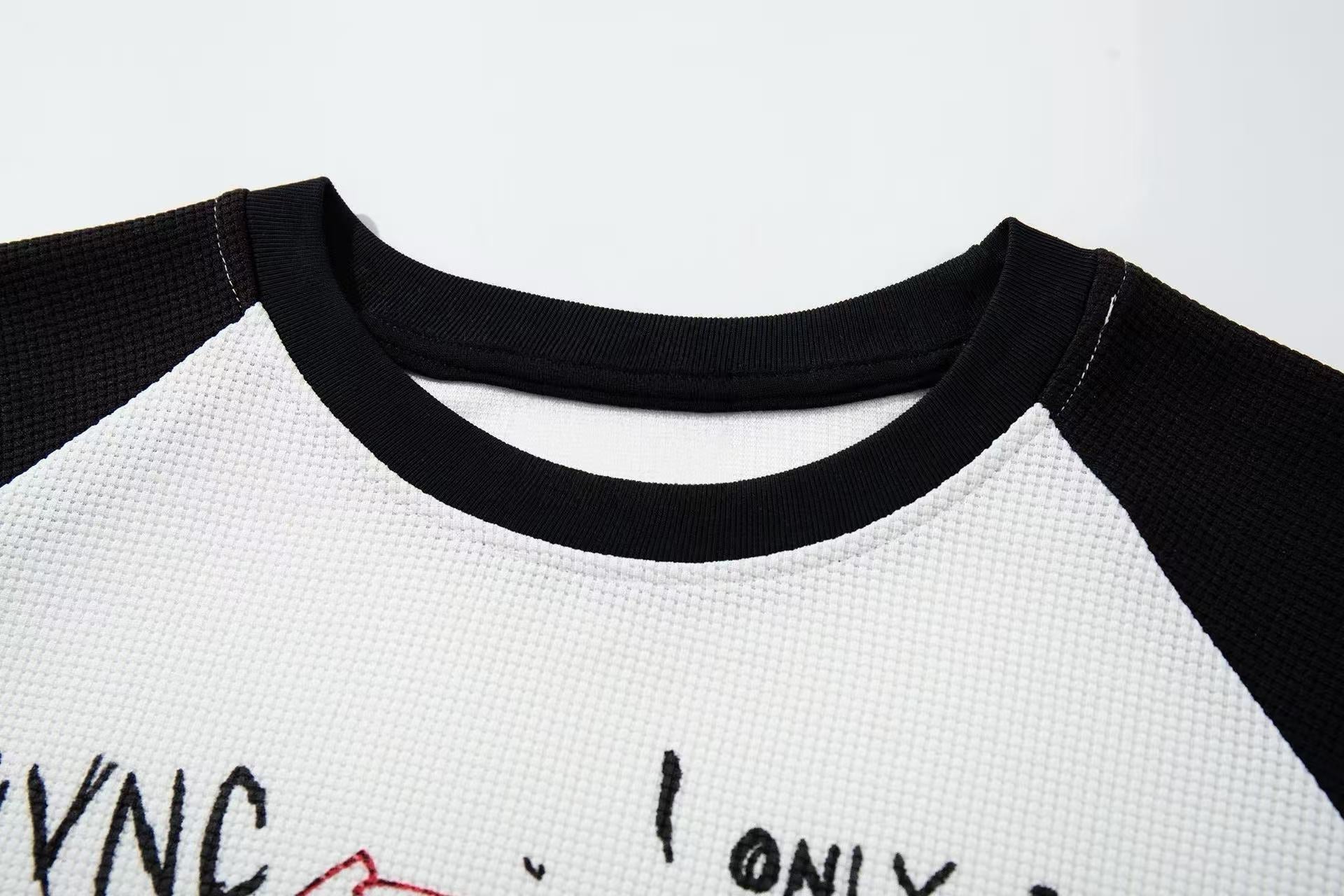 STARRVAINT Vintage Street Graphic Raglan Long Sleeve