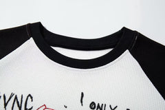 STARRVAINT Vintage Street Graphic Raglan Long Sleeve