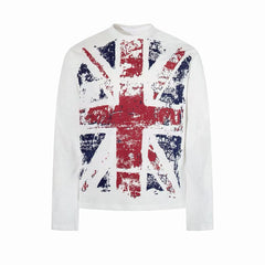STARRVAINT Vintage Union Jack Graphic Long Sleeve