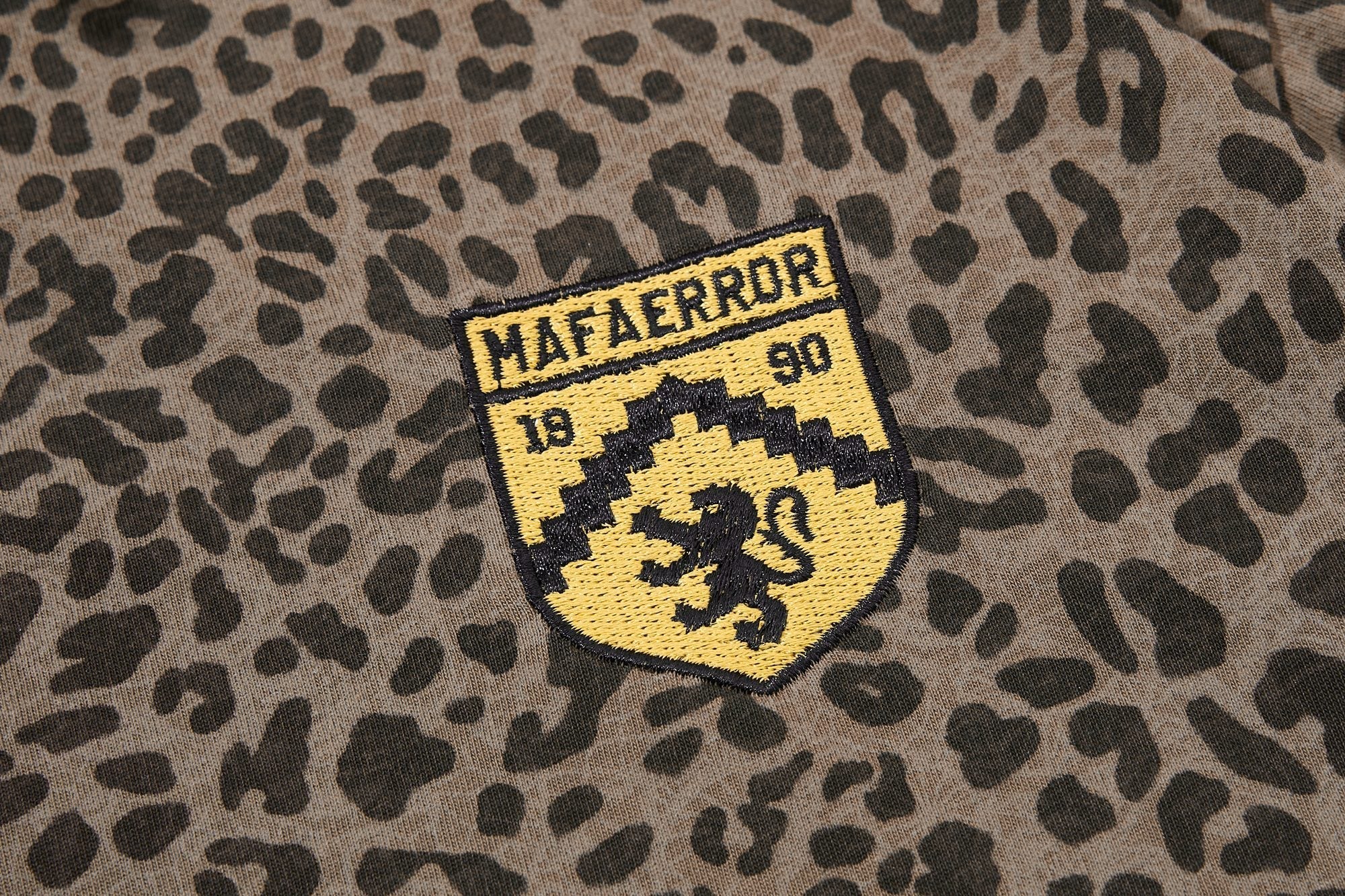 STARRVAINT Leopard Vintage Polo Tee