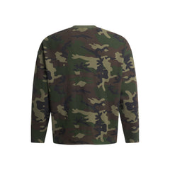 STARRVAINT Camo Text Graphic Longsleeve