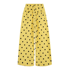 STARRVAINT Polka Dot Wide-Leg Pants