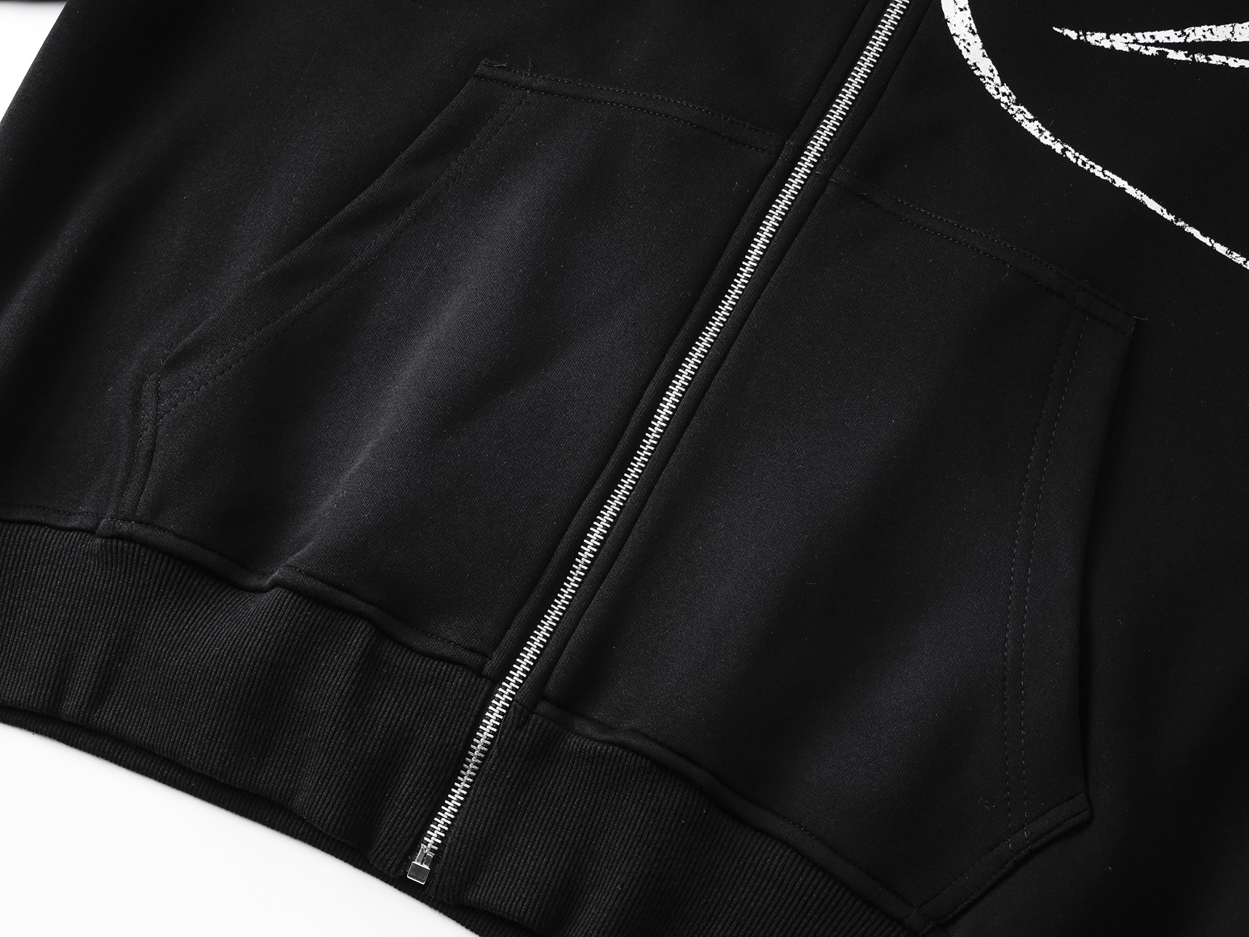 STARRVAINT Full-Script Zip Hoodie