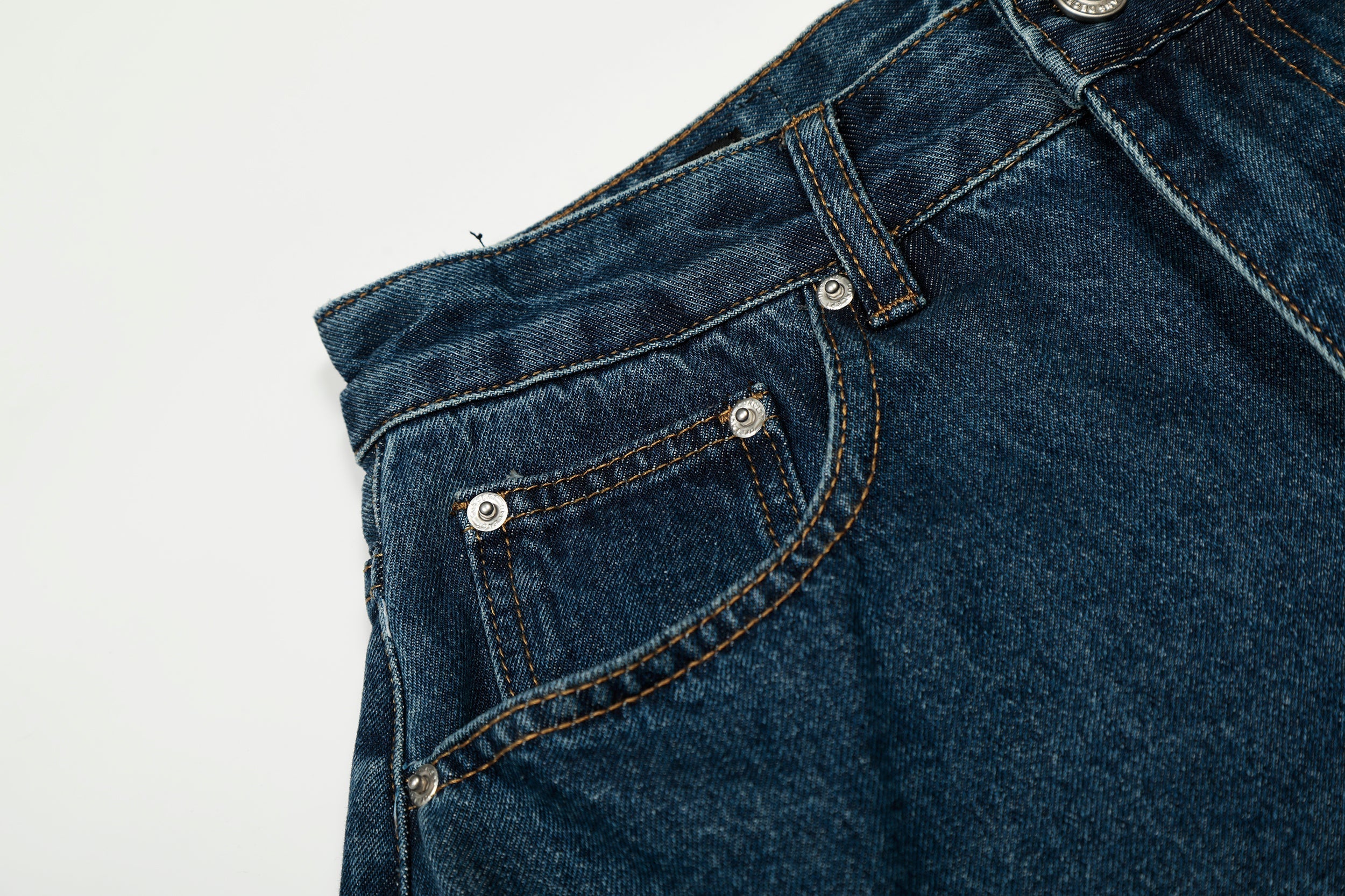 STARRVAINT Deep Indigo Balloon Wide-Leg Jeans