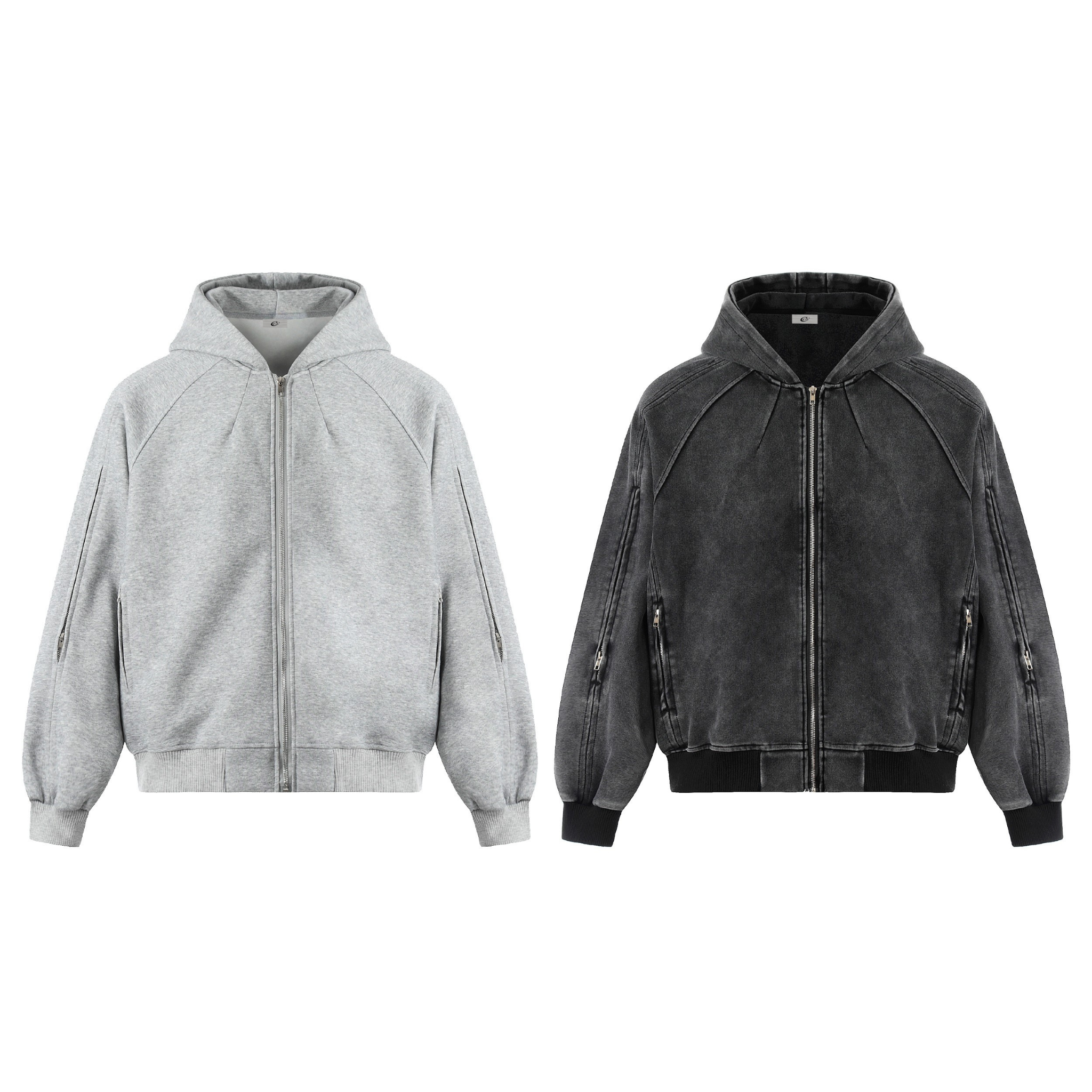 STARRVAINT Sculpted Seam Hooded Jacket