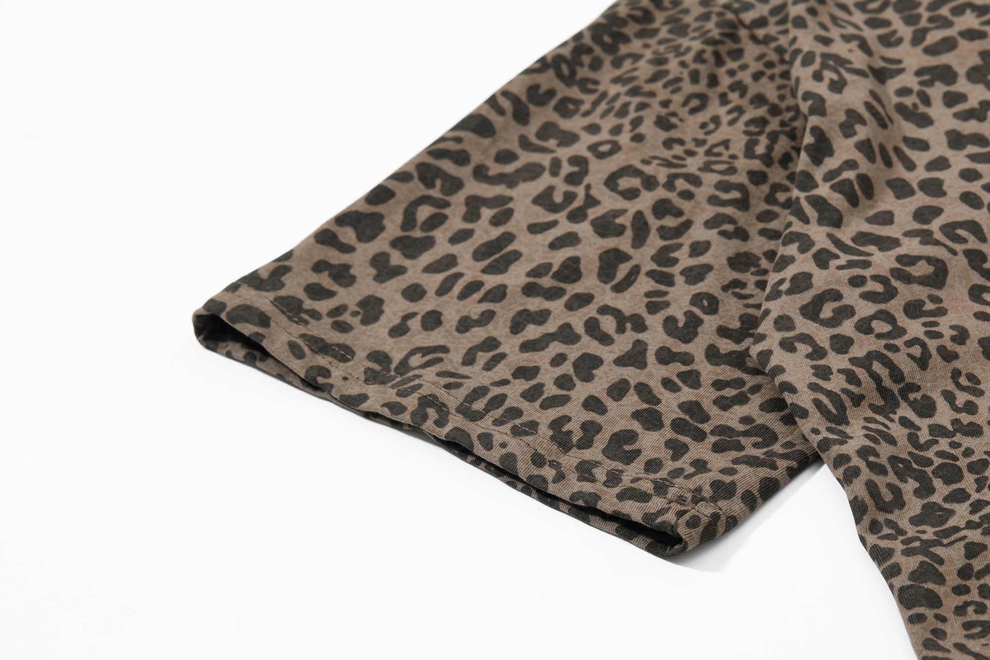 STARRVAINT Leopard Vintage Polo Tee