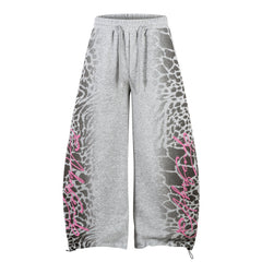 STARRVAINT Leopard Gradient Sweatpants
