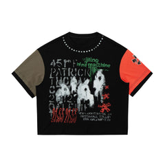 STARRVAINT Graphic Patchwork Street Tee