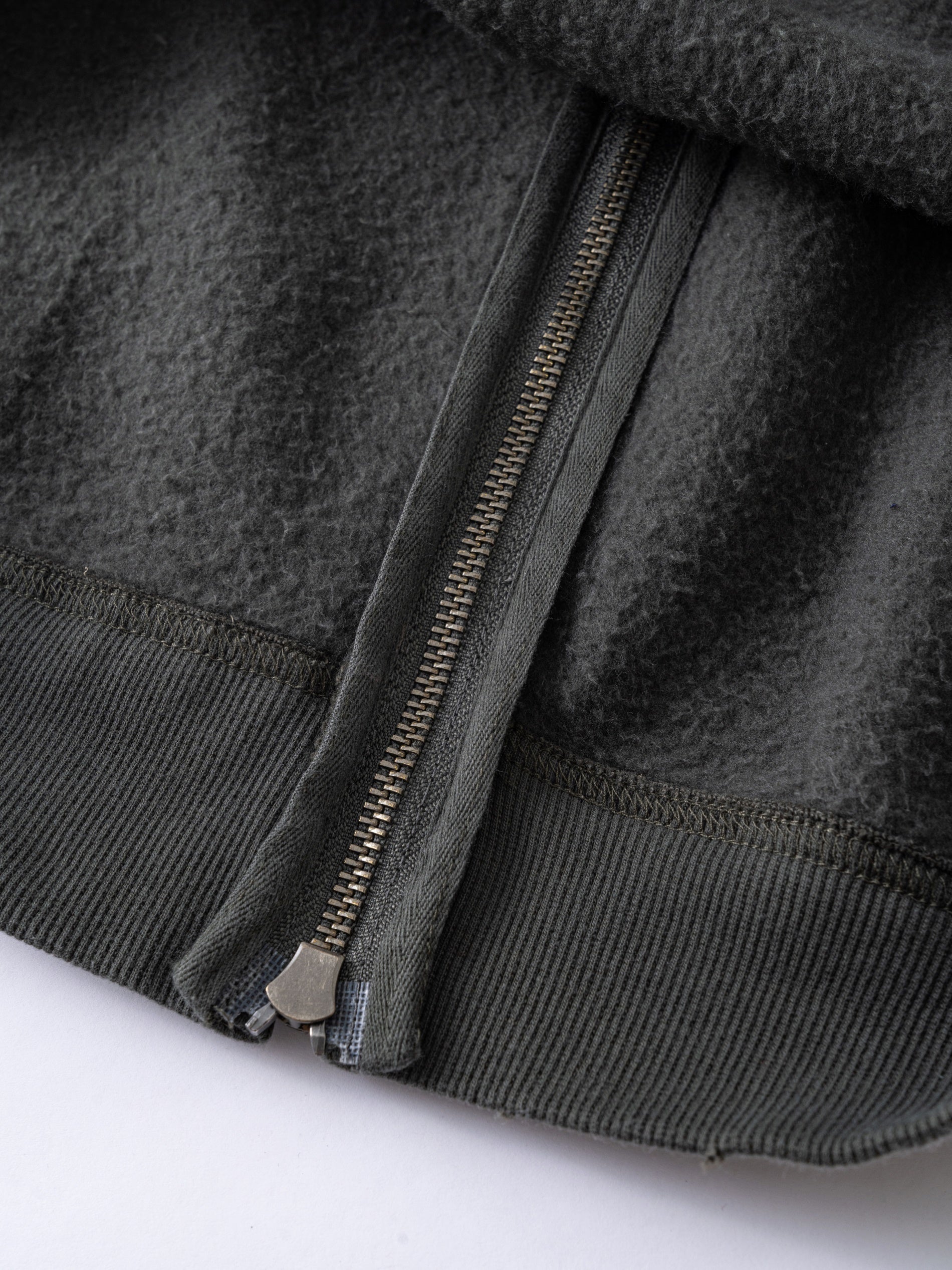 STARRVAINT Vintage Wash Graphic Zip Hoodie