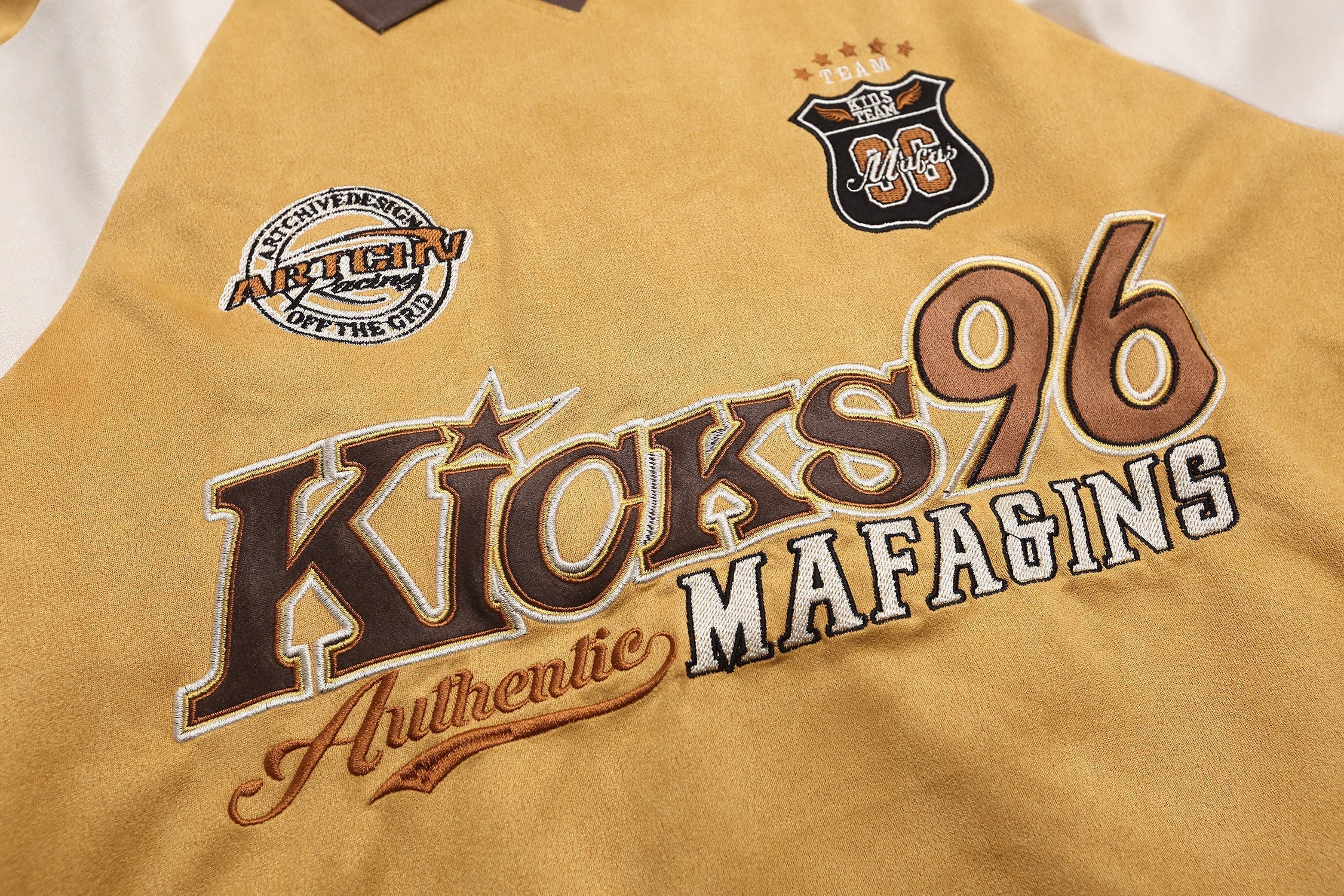 STARRVAINT Varsity Patch Rugby Top