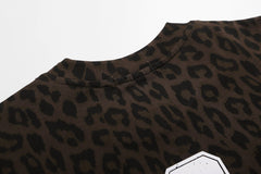 STARRVAINT Leopard Graphic T-Shirt