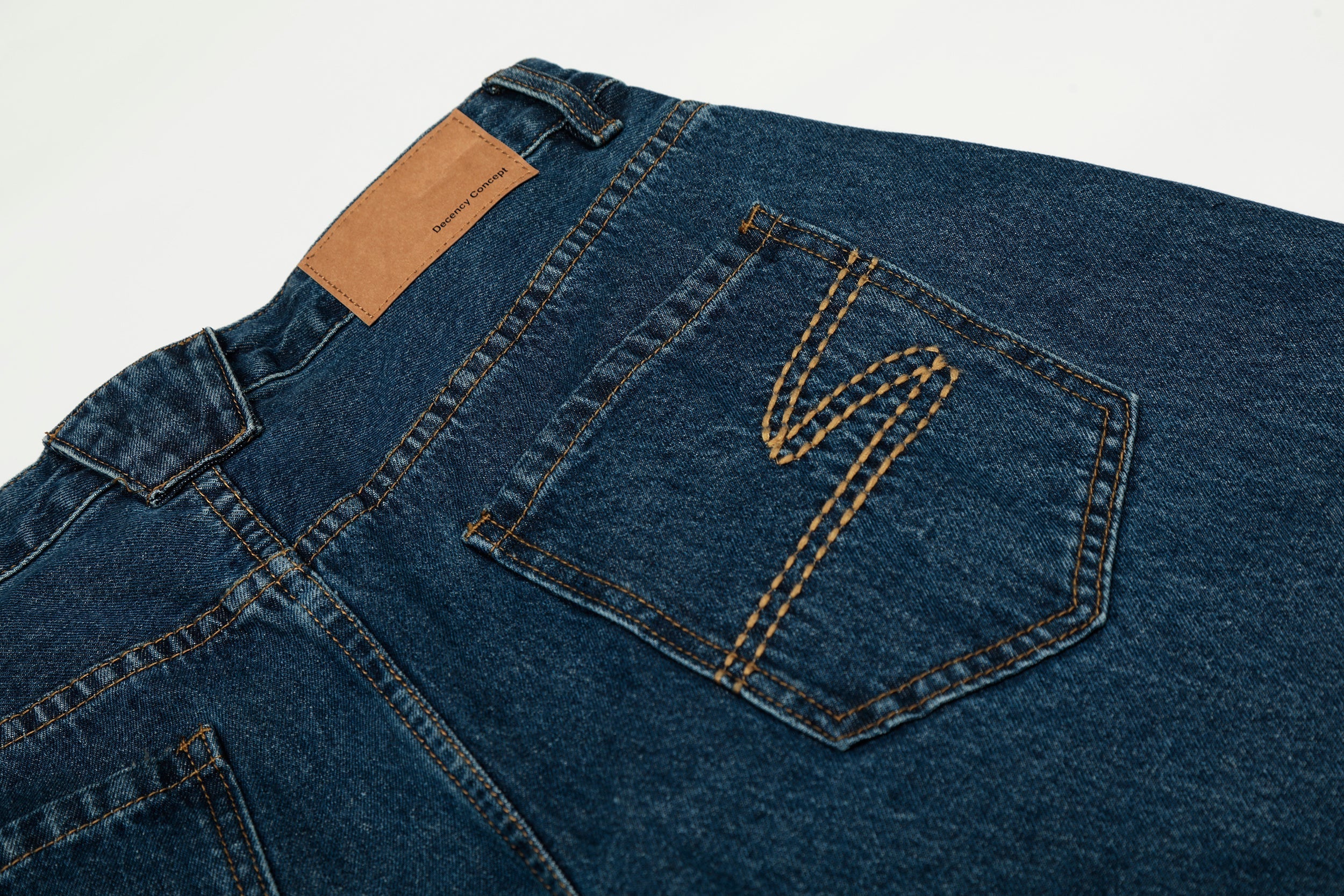 STARRVAINT Deep Indigo Balloon Wide-Leg Jeans