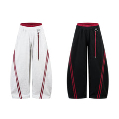 STARRVAINT Double Stripe Barrel Sweatpants