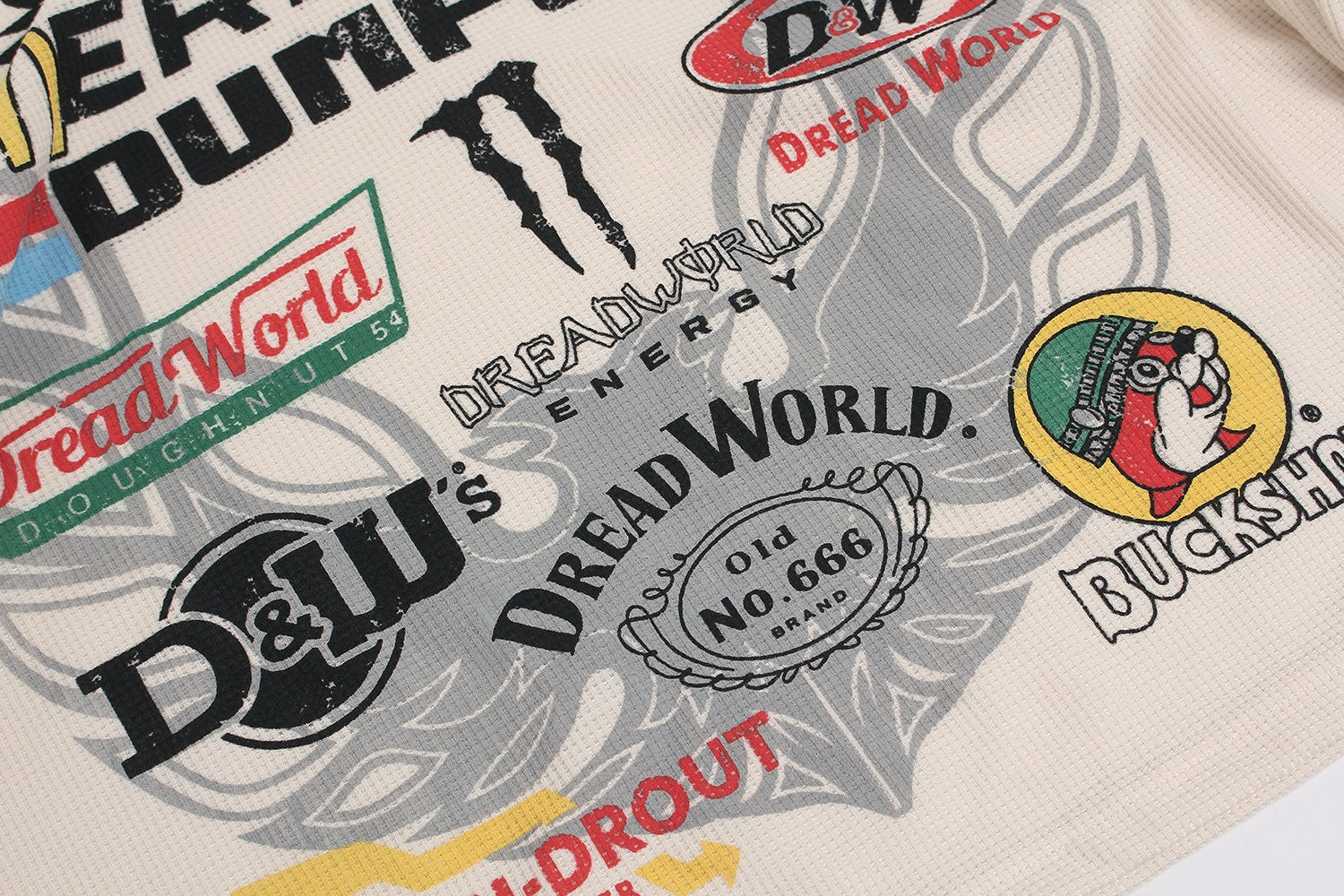 STARRVAINT Racing Graphic Waffle Long Sleeve
