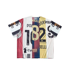 STARRVAINT Vintage Football Patchwork Jersey