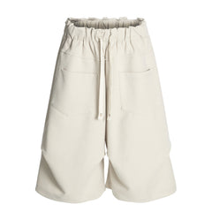 STARRVAINT “Minimal Lounge Wide Shorts”