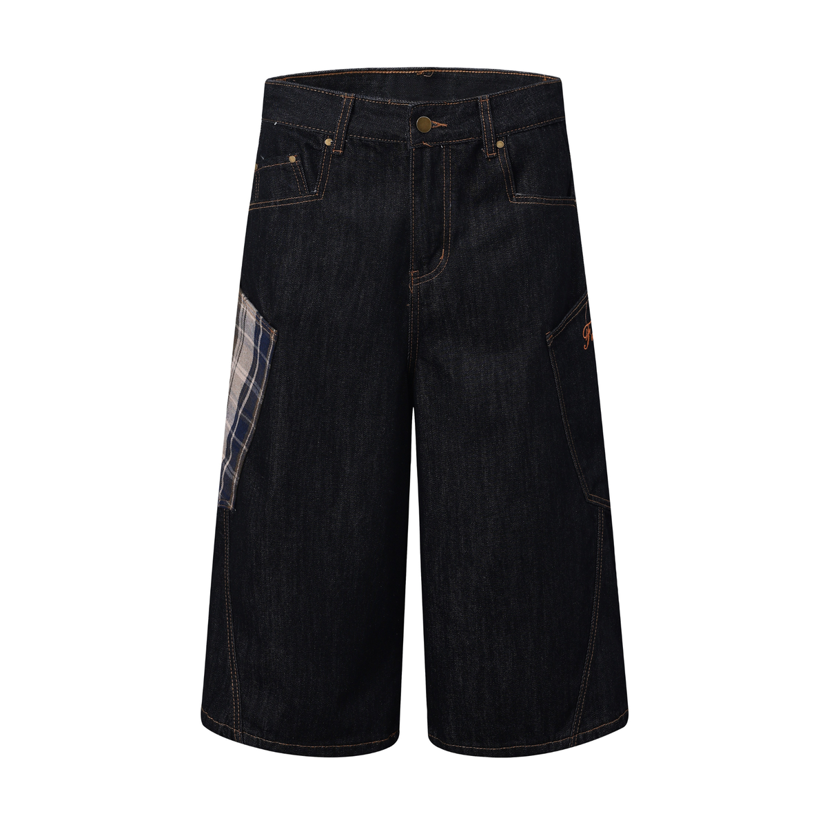 STARRVAINT Patchwork Denim Jorts