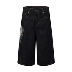 STARRVAINT Patchwork Denim Jorts