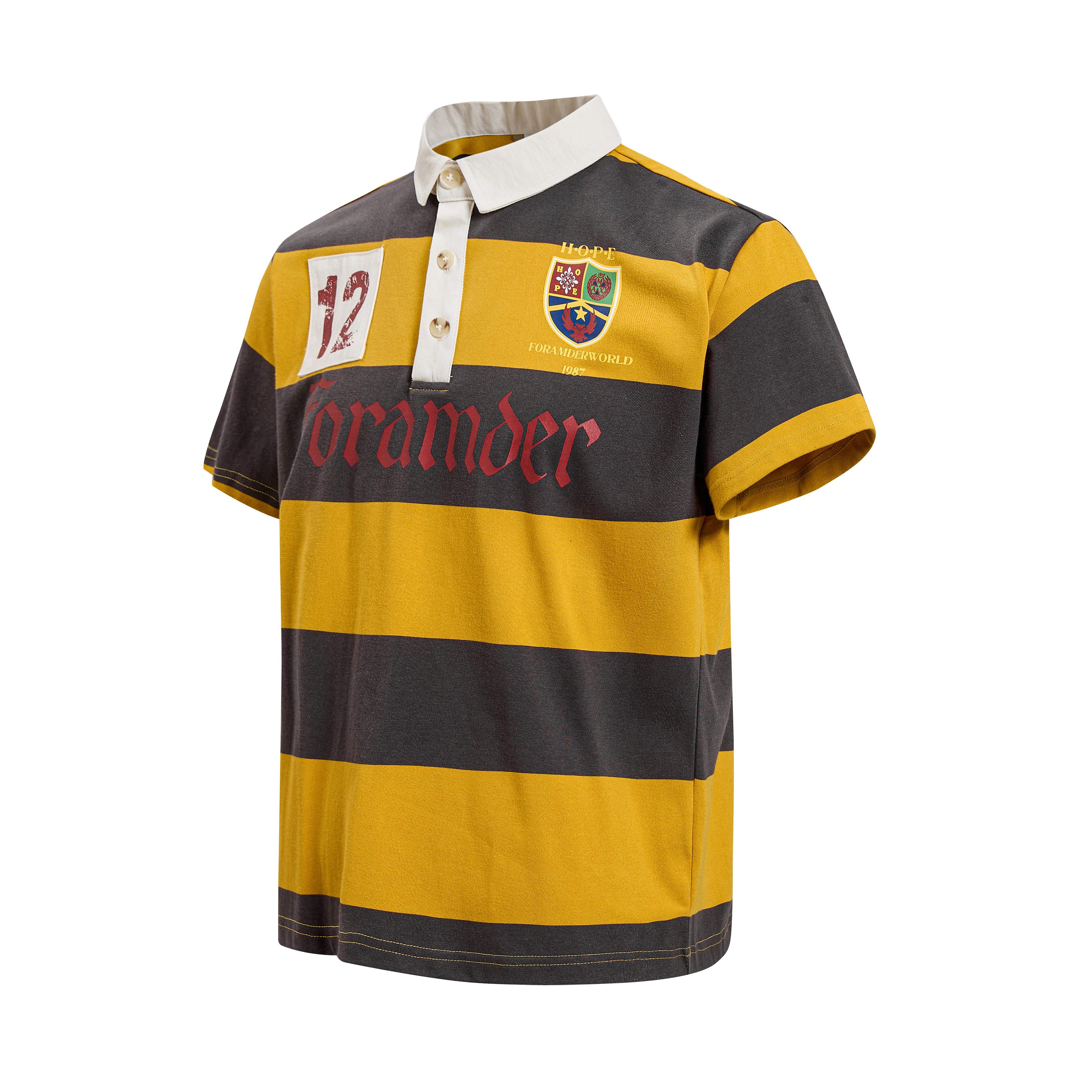 STARRVAINT “Heritage Stripe Rugby Polo”