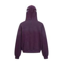 STARRVAINT Full-Script Zip Hoodie