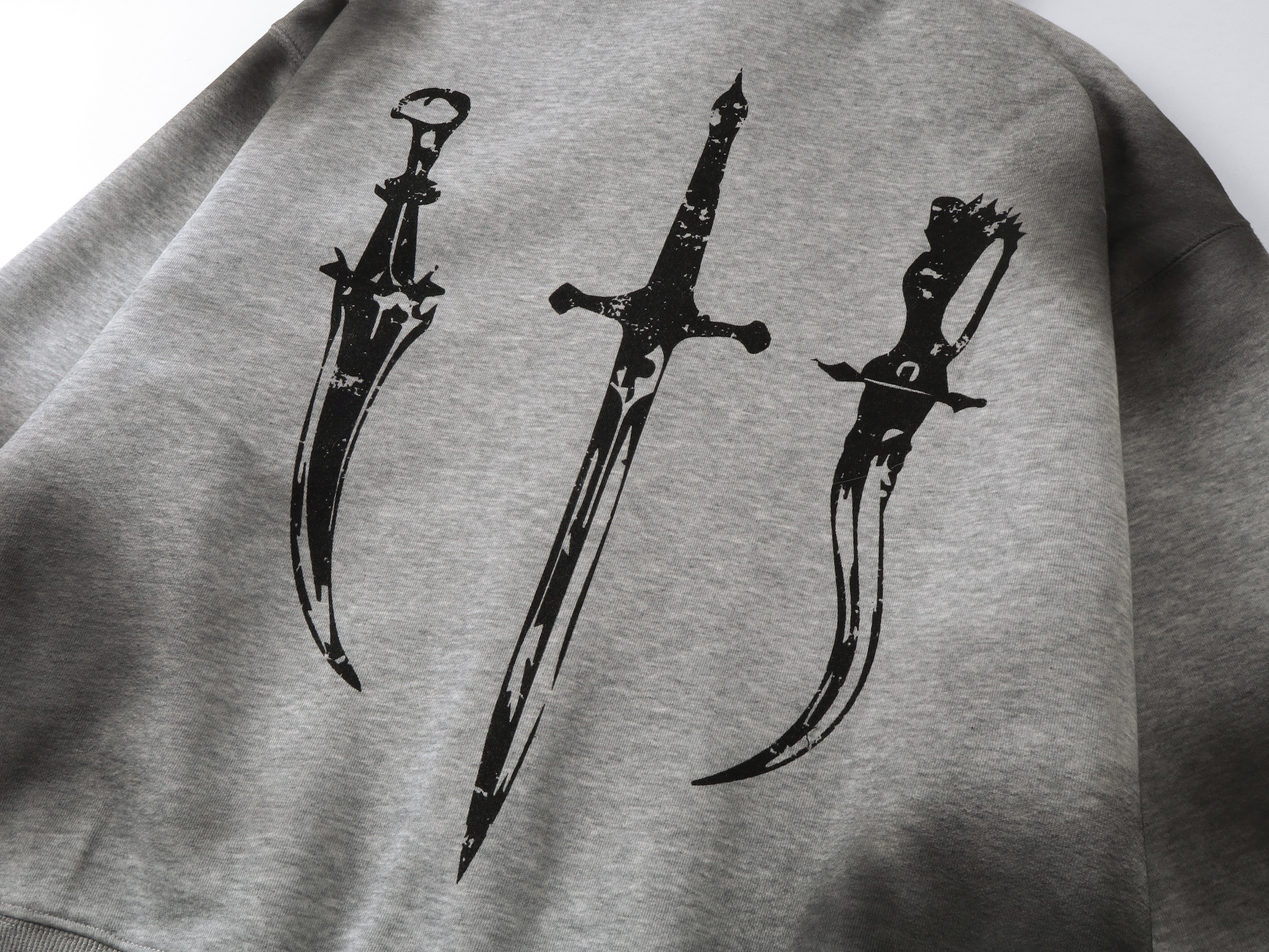 STARRVAINT Gothic Fur-Trim Zip-Up Hoodie