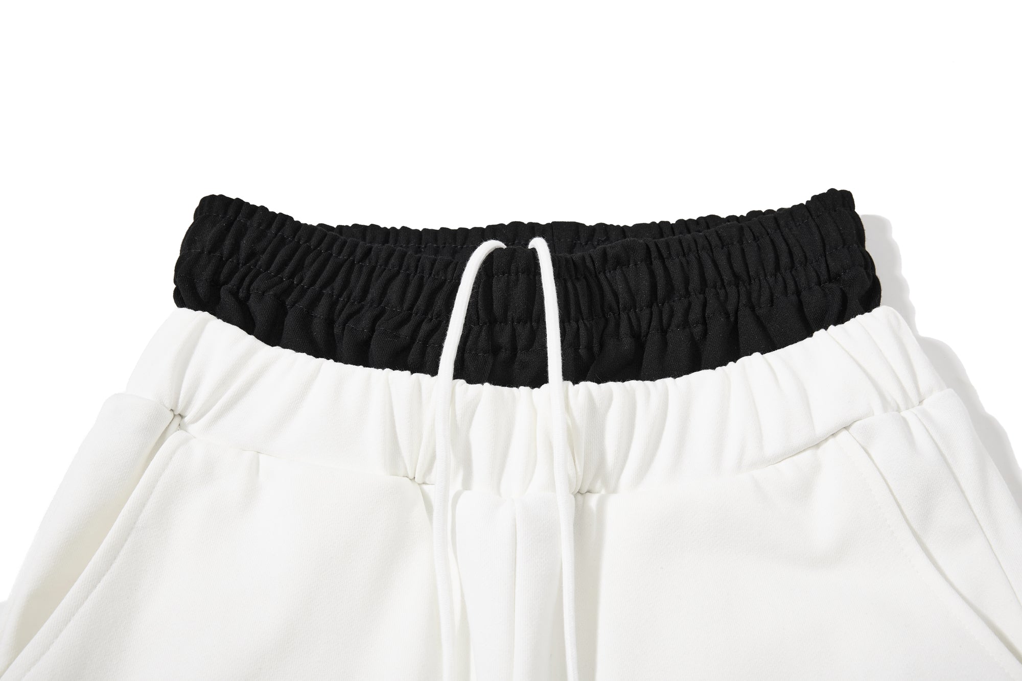 STARRVAINT “Distressed Panel Wide-Leg Sweatpants”