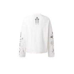 STARRVAINT Vintage Angel Waffle Long Sleeve