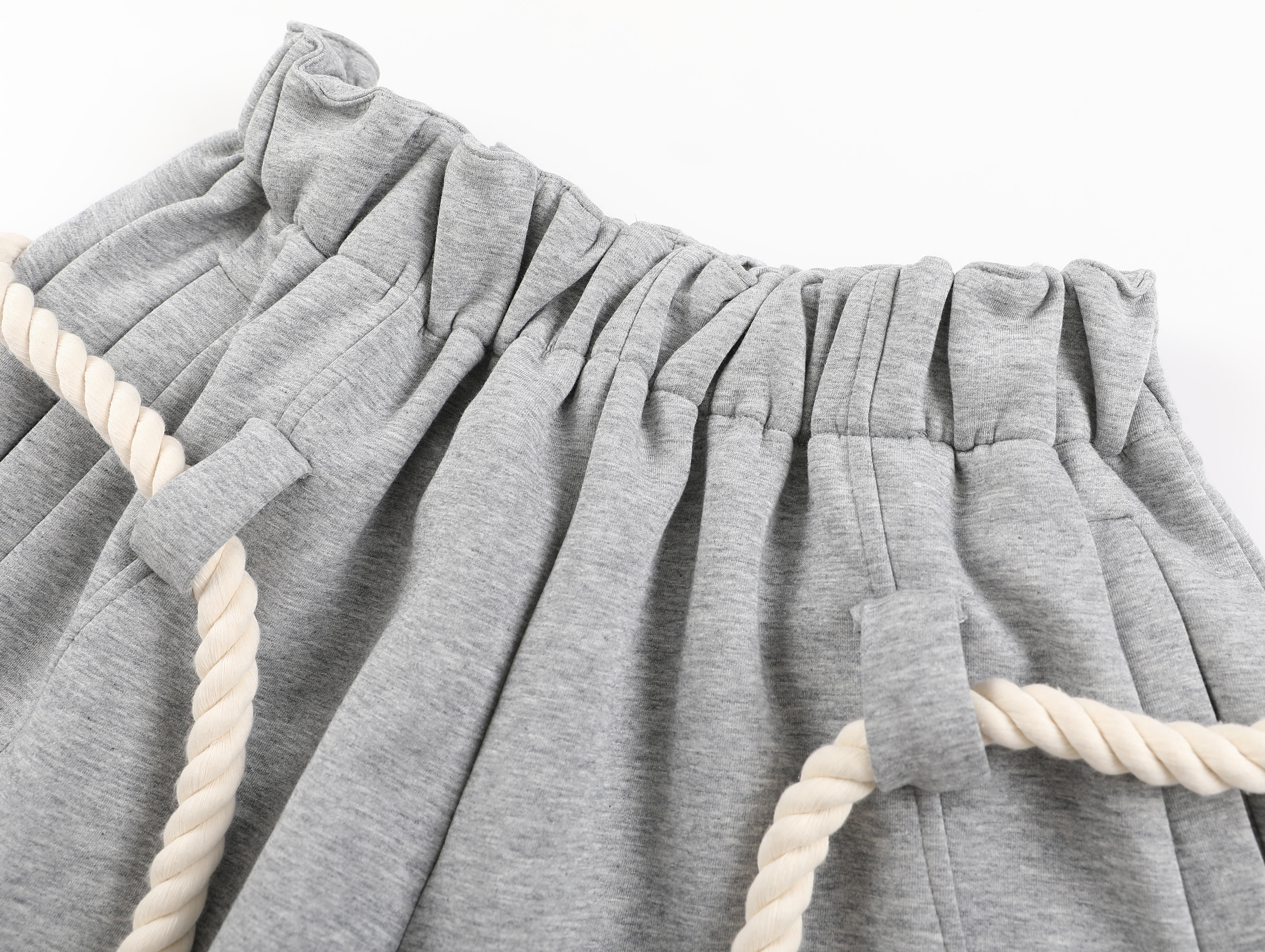 STARRVAINT Rope Drawstring Barrel Pants