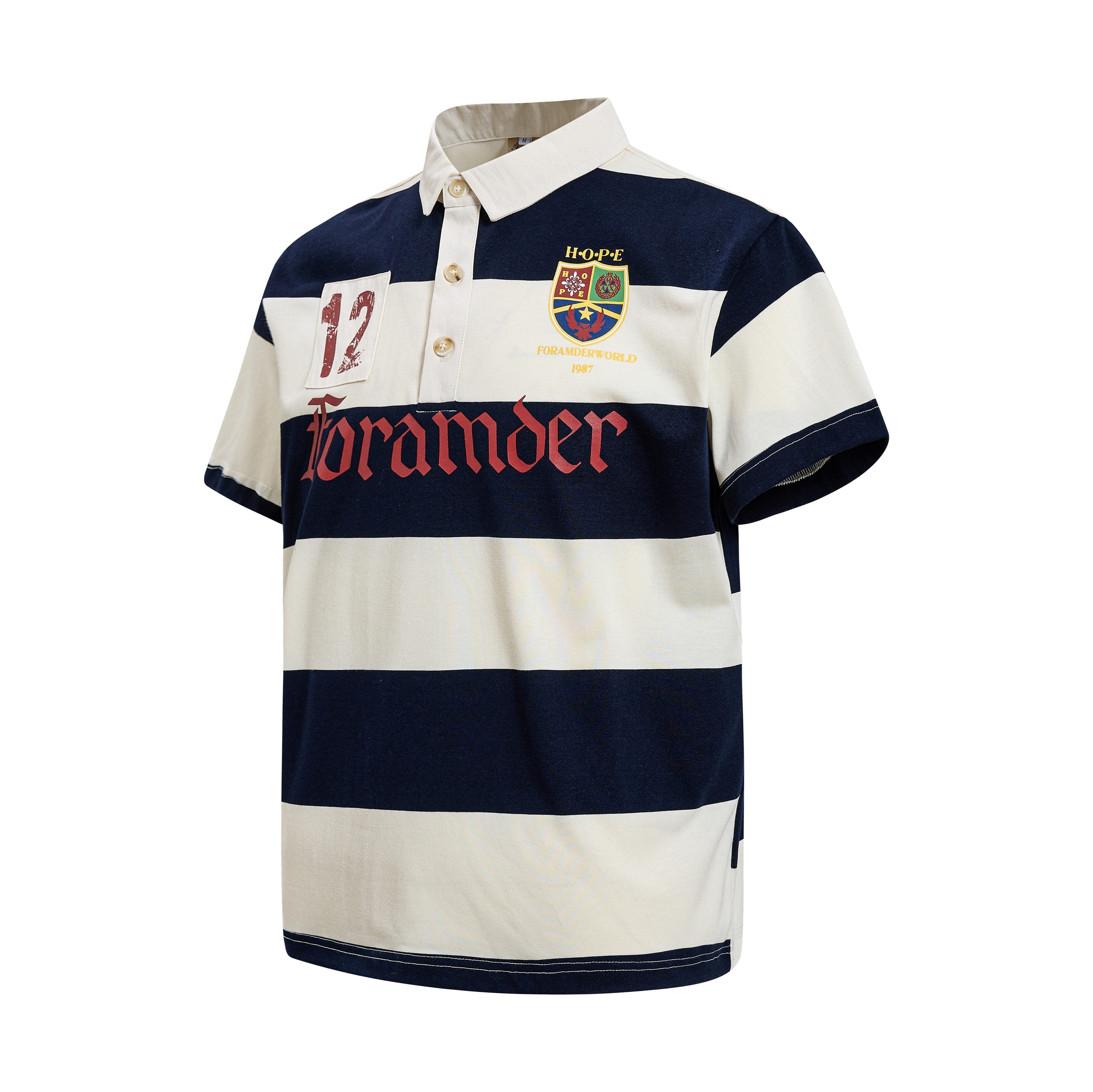 STARRVAINT “Heritage Stripe Rugby Polo”