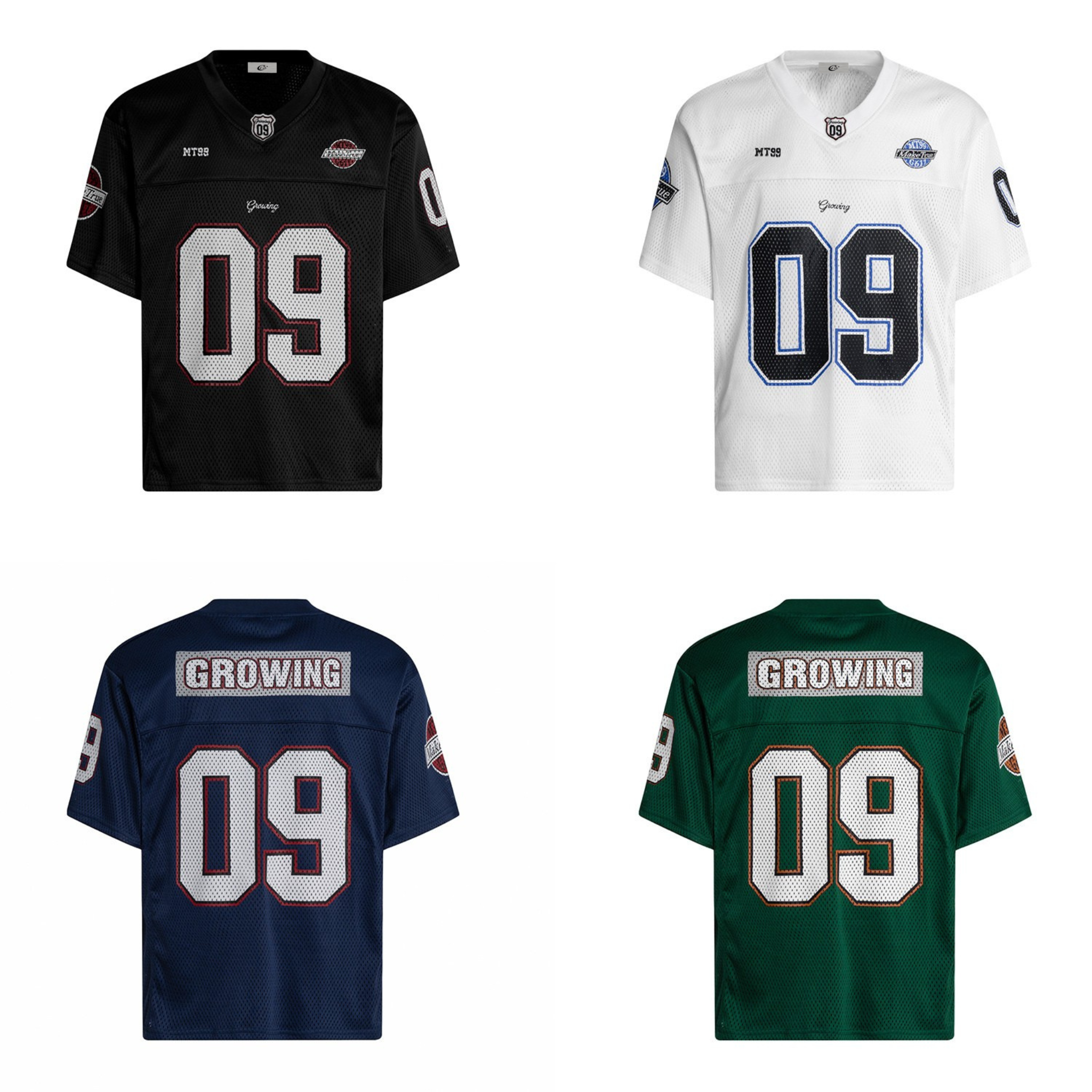STARRVAINT “09” Short-Sleeve Mesh Jersey
