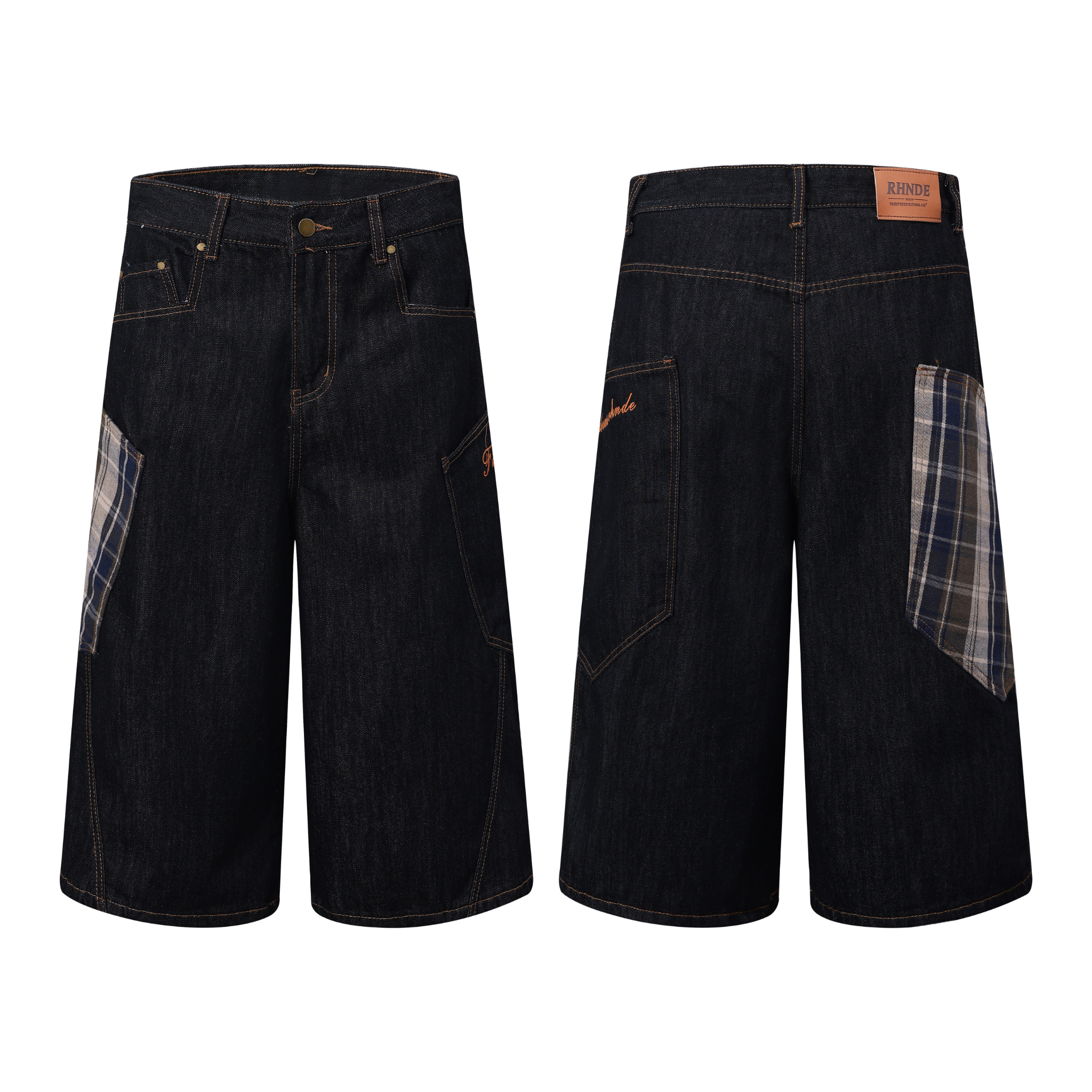 STARRVAINT Patchwork Denim Jorts