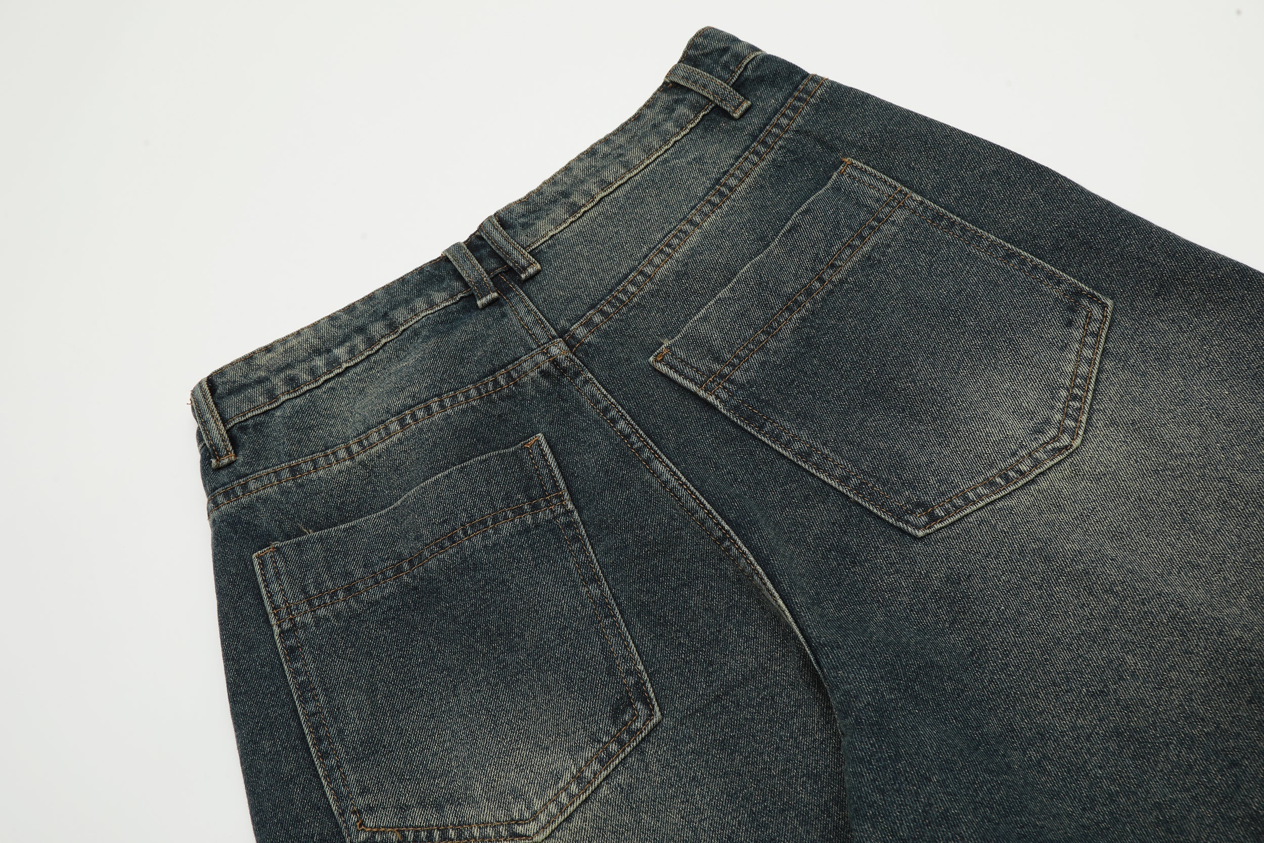 STARRVAINT Vintage Wide-Leg Denim Shorts