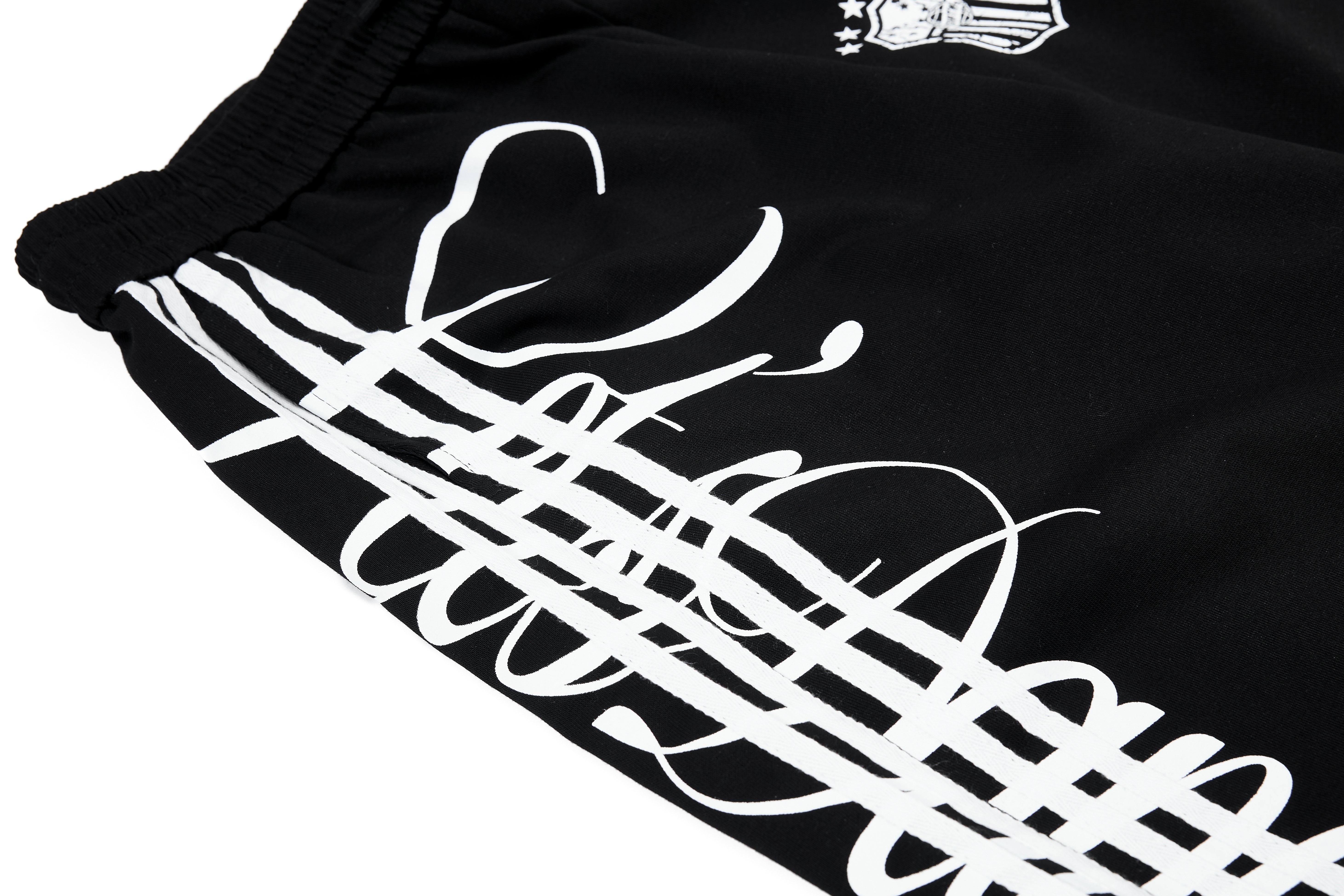 STARRVAINT Script Stripe Wide-Leg Sweatpants