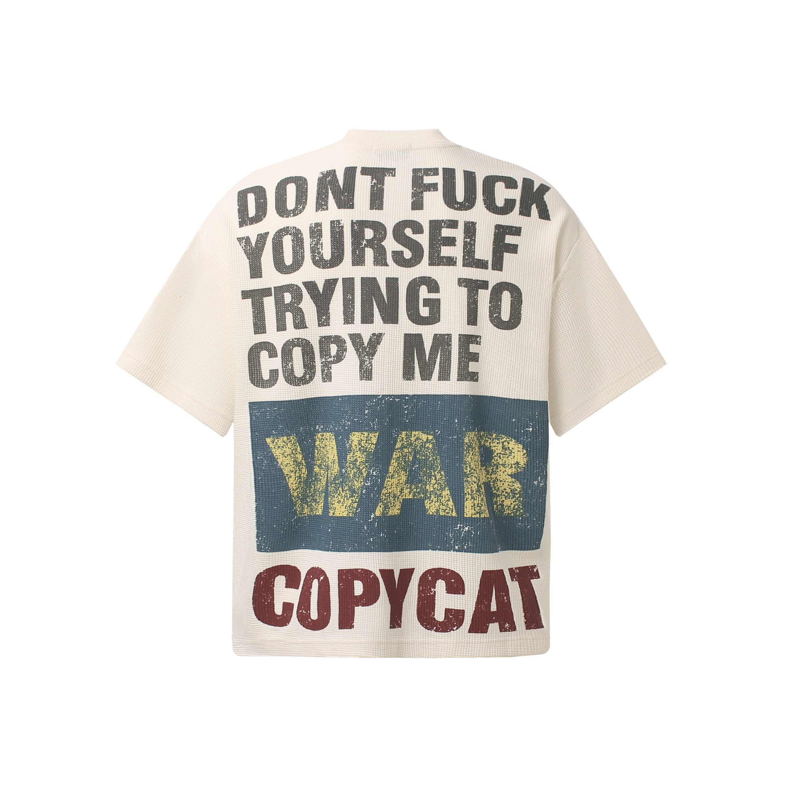 STARRVAINT “Copycat Statement Waffle Tee”