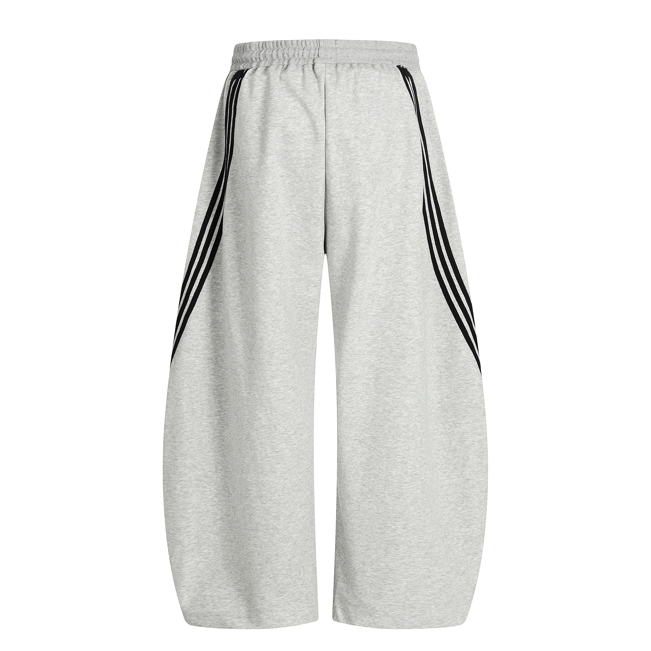 STARRVAINT Curved Stripe Wide-Leg Pants