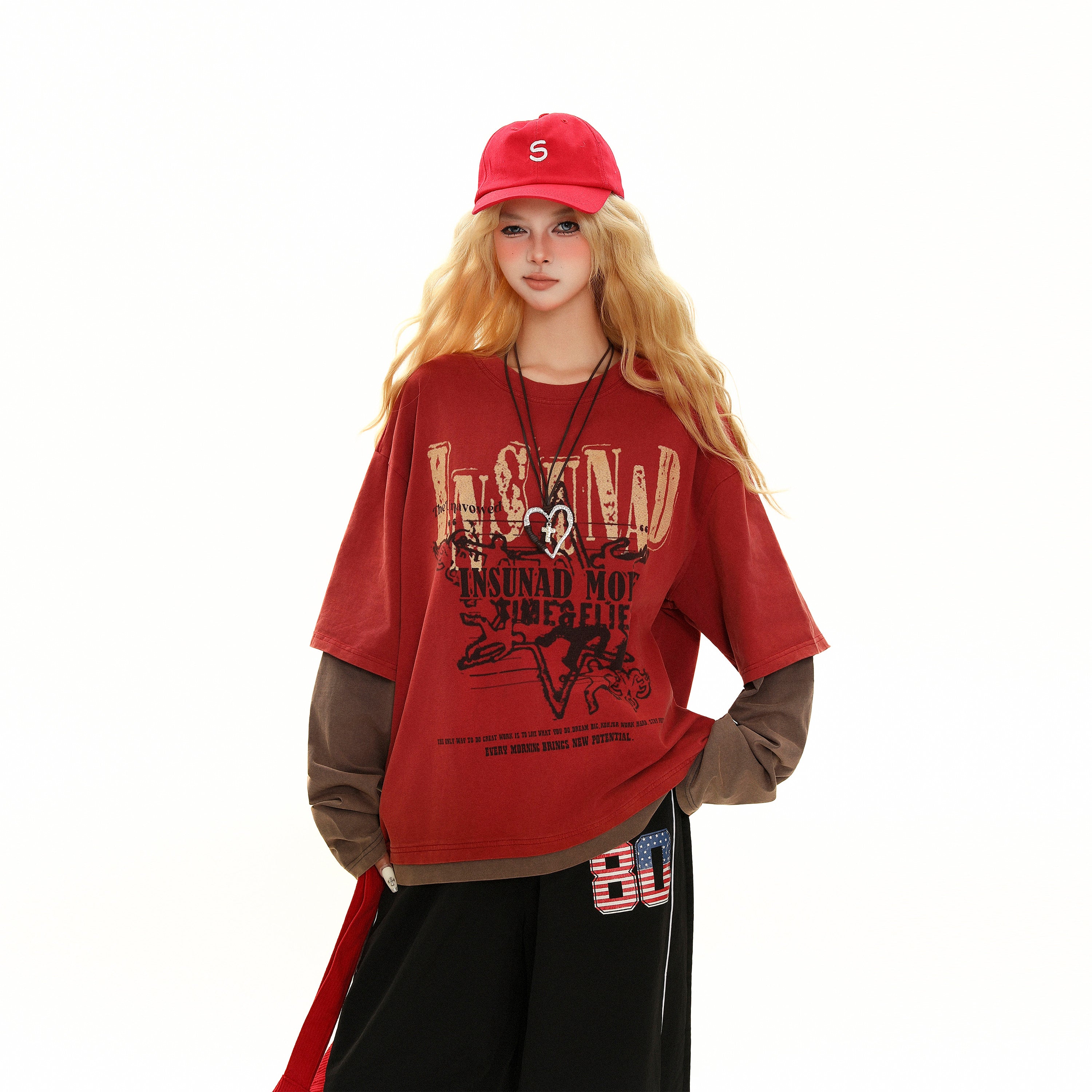 STARRVAINT Layered Graphic Tee