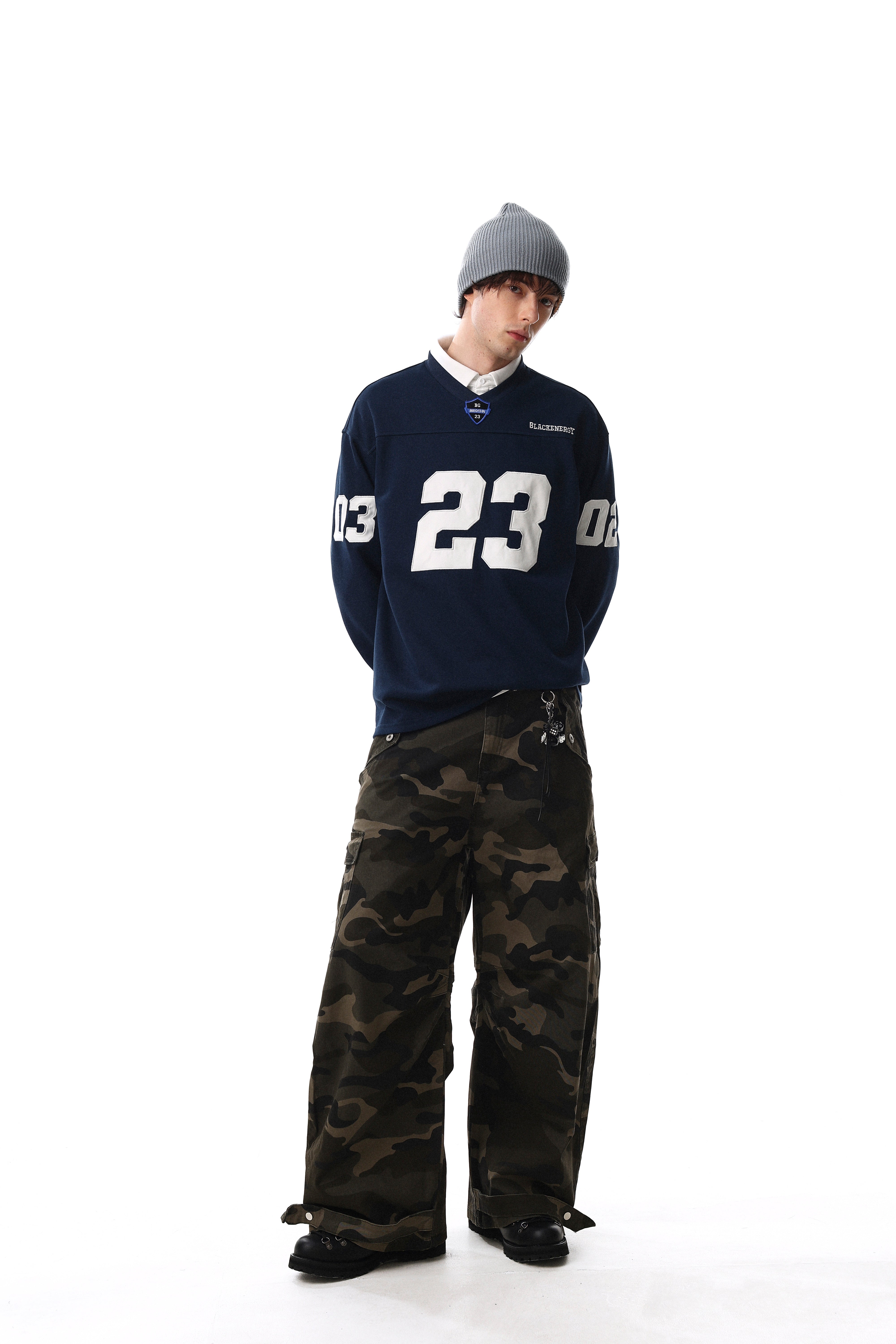 STARRVAINT Varsity Graphic Long Sleeve Tee