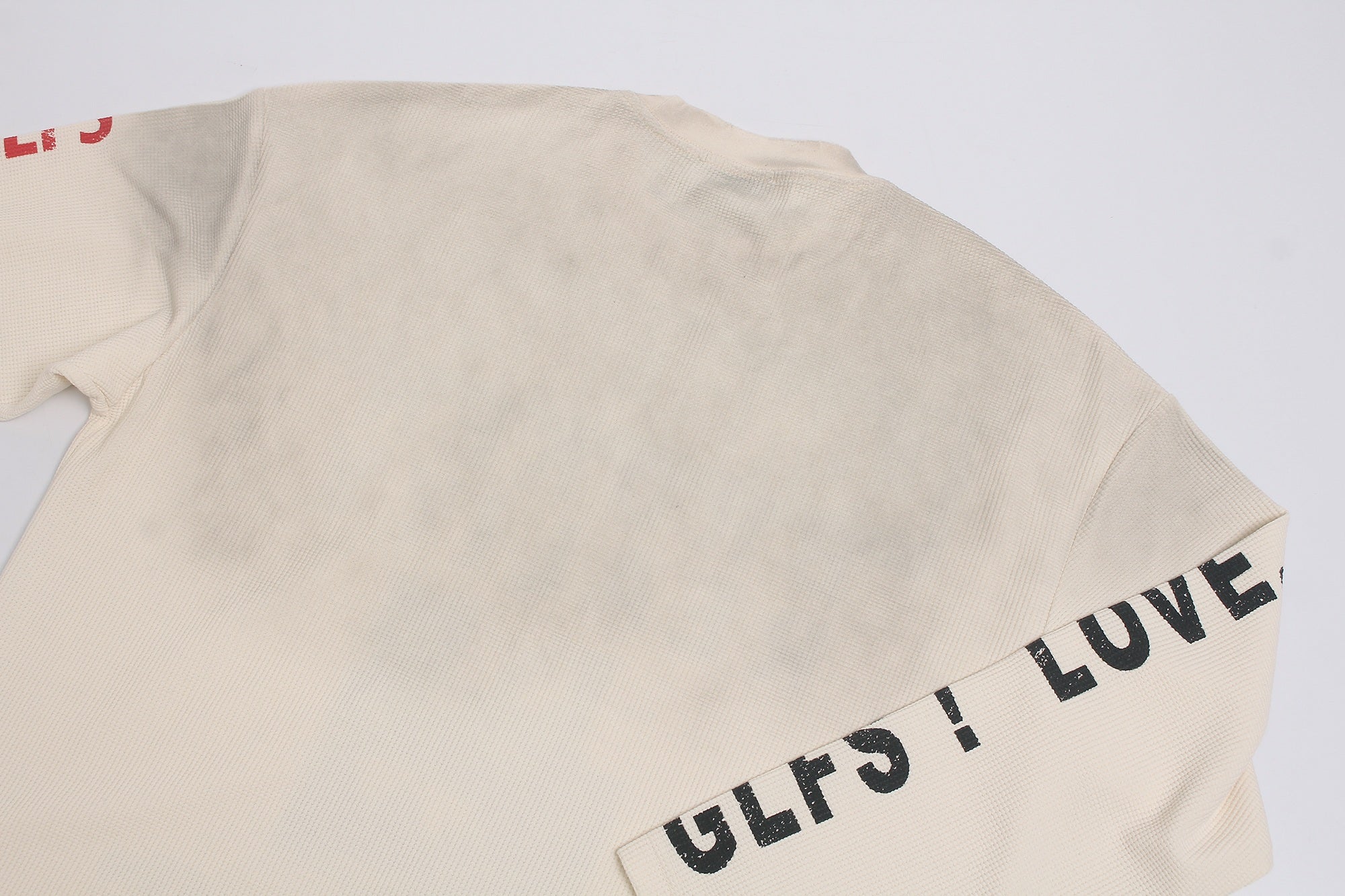 STARRVAINT Waffle Graphic Long Sleeve