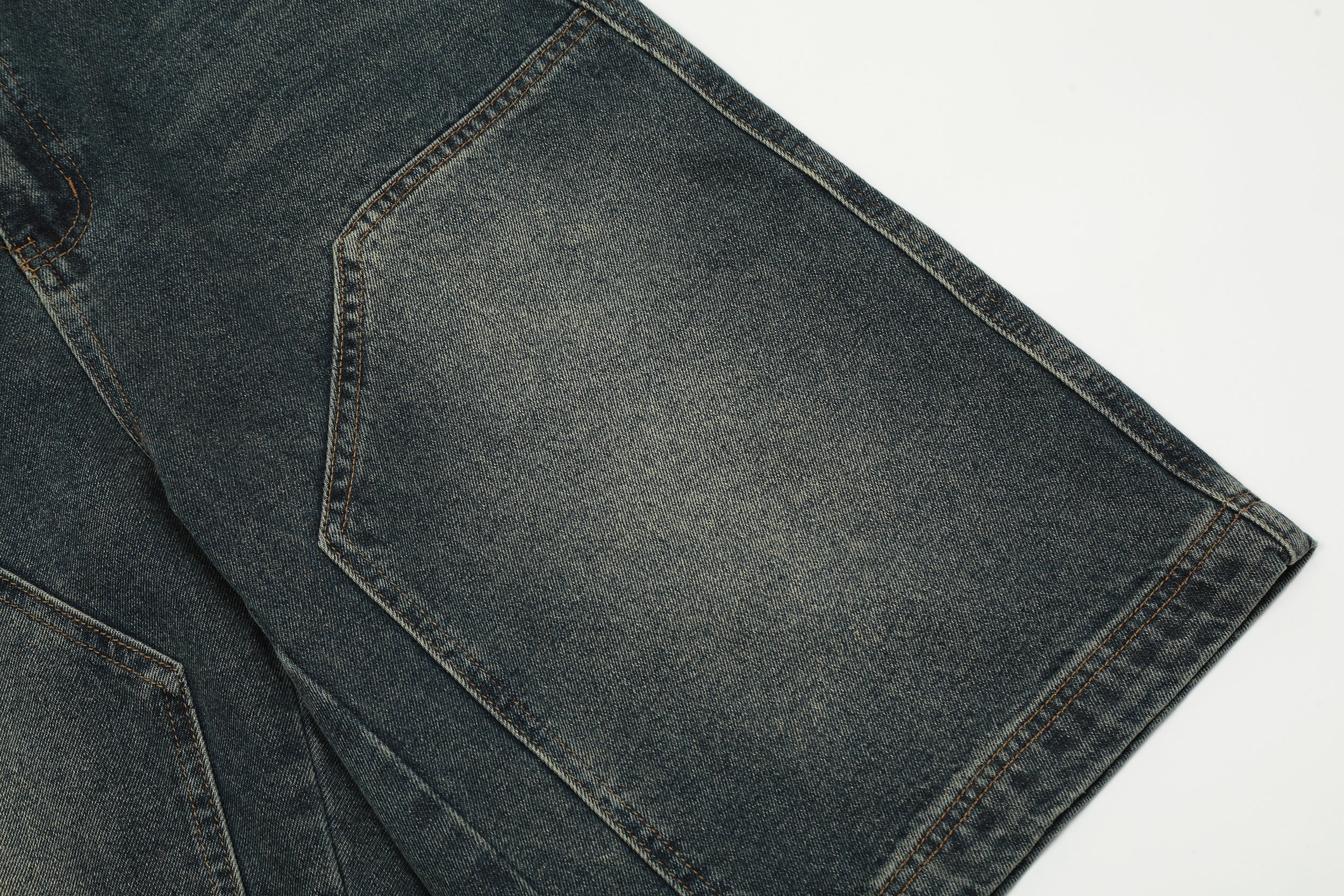 STARRVAINT Vintage Wide-Leg Denim Shorts