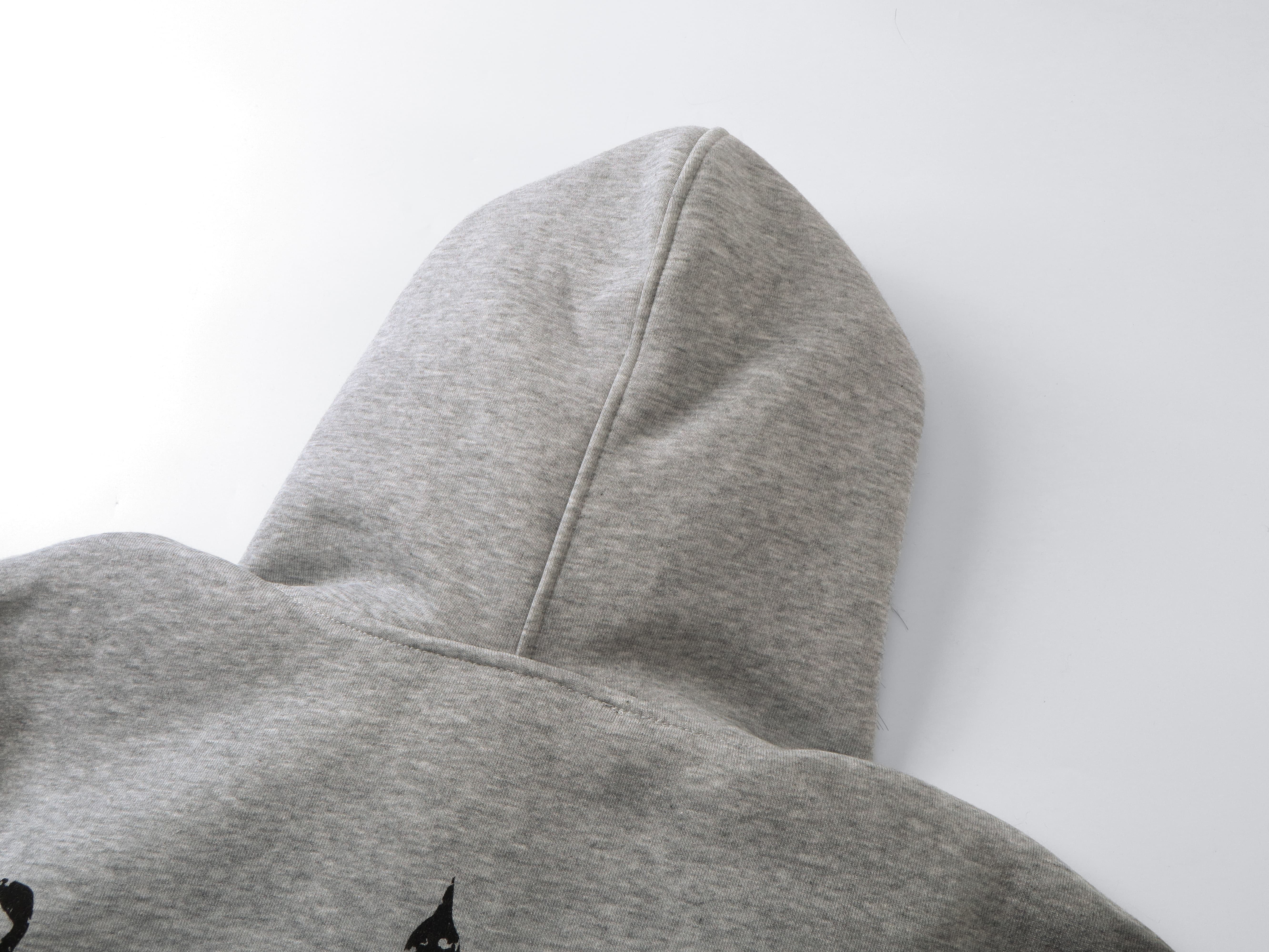 STARRVAINT Gothic Fur-Trim Zip-Up Hoodie