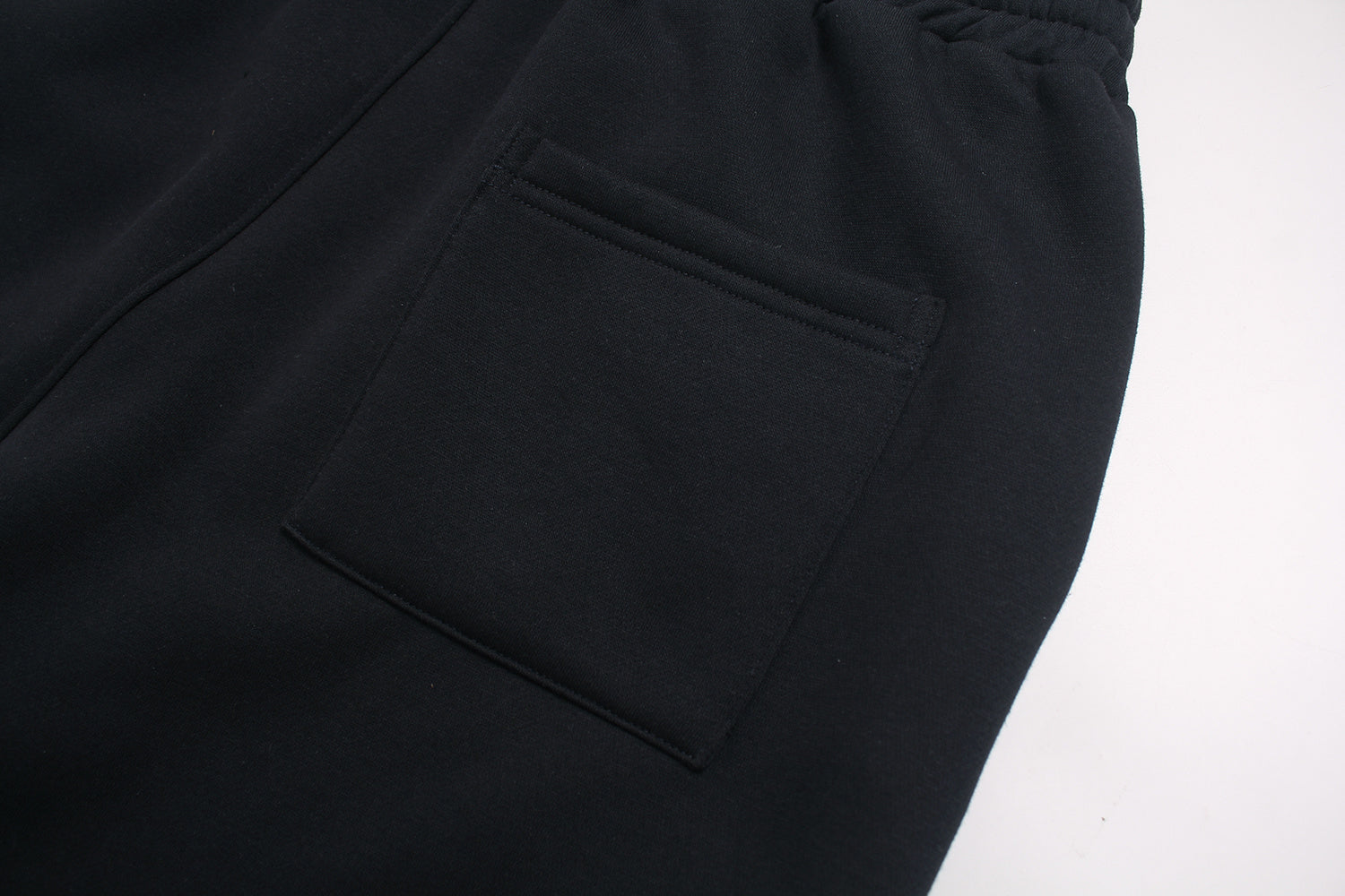 STARRVAINT Fleece-Lined Sports Letter Wide-Leg Sweatpants